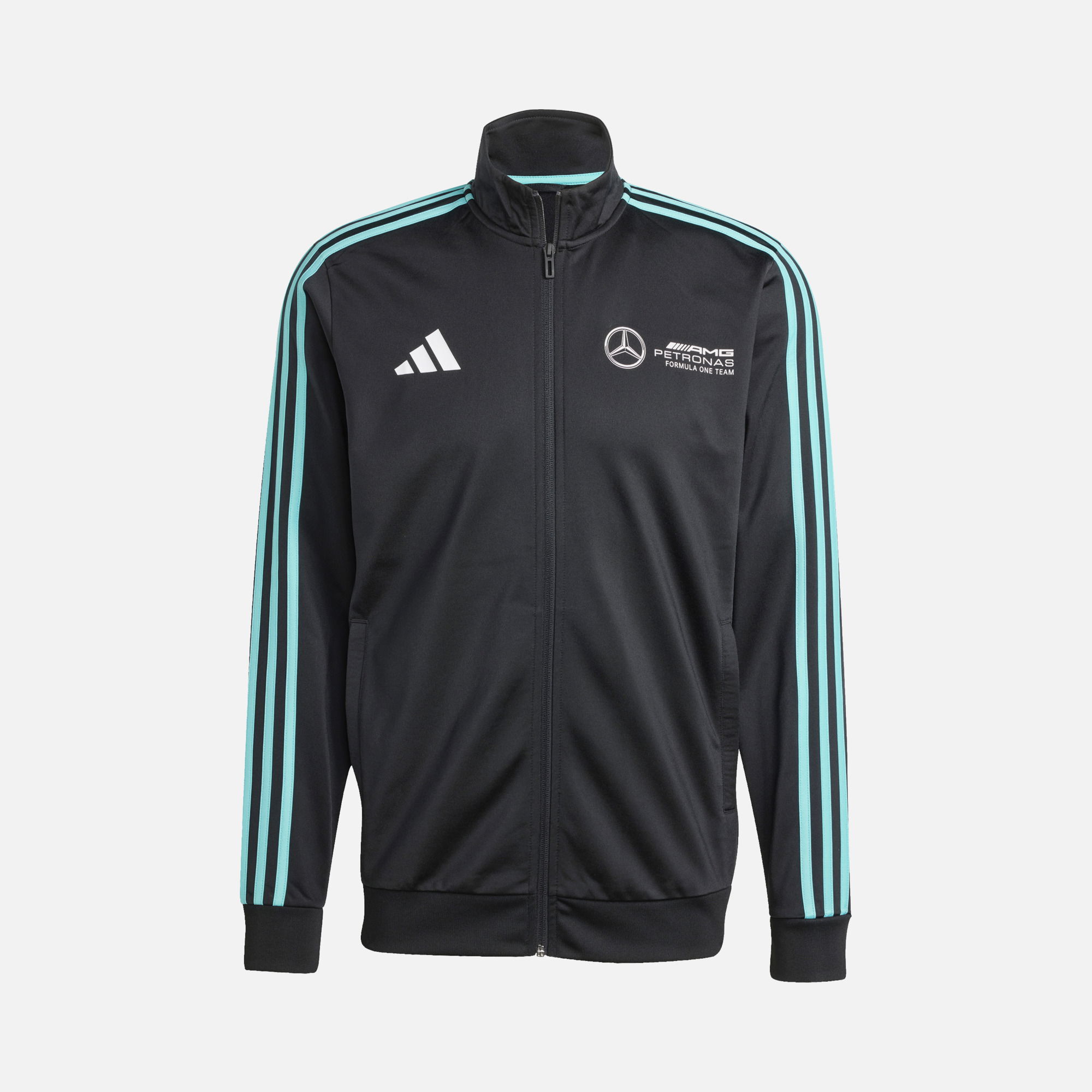 adidas Mercedes-AMG Petronas DNA F1 Team Graphic 3-Stripes Racing Fans Full-Zip Erkek Ceket