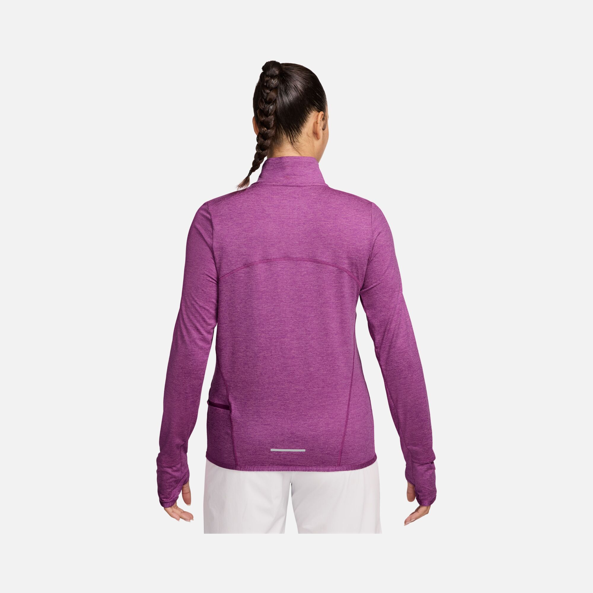 Nike Dri-Fit Swift Element UV 1/4-Zip Running Long-Sleeve Kadın Tişört