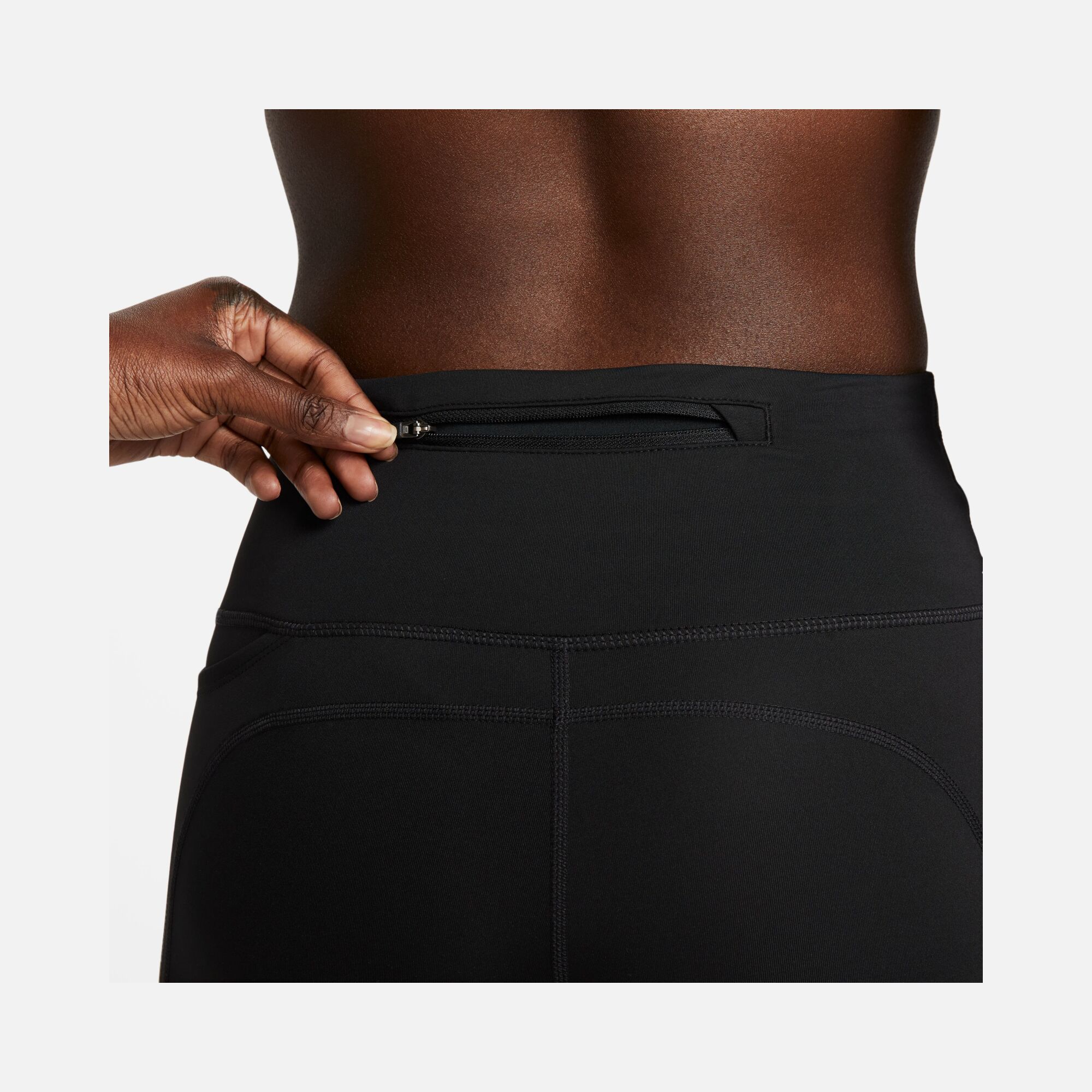 Nike Dri-Fit Fast Mid-Rise Swoosh HBR Graphic 7/8 Running Kadın Tayt