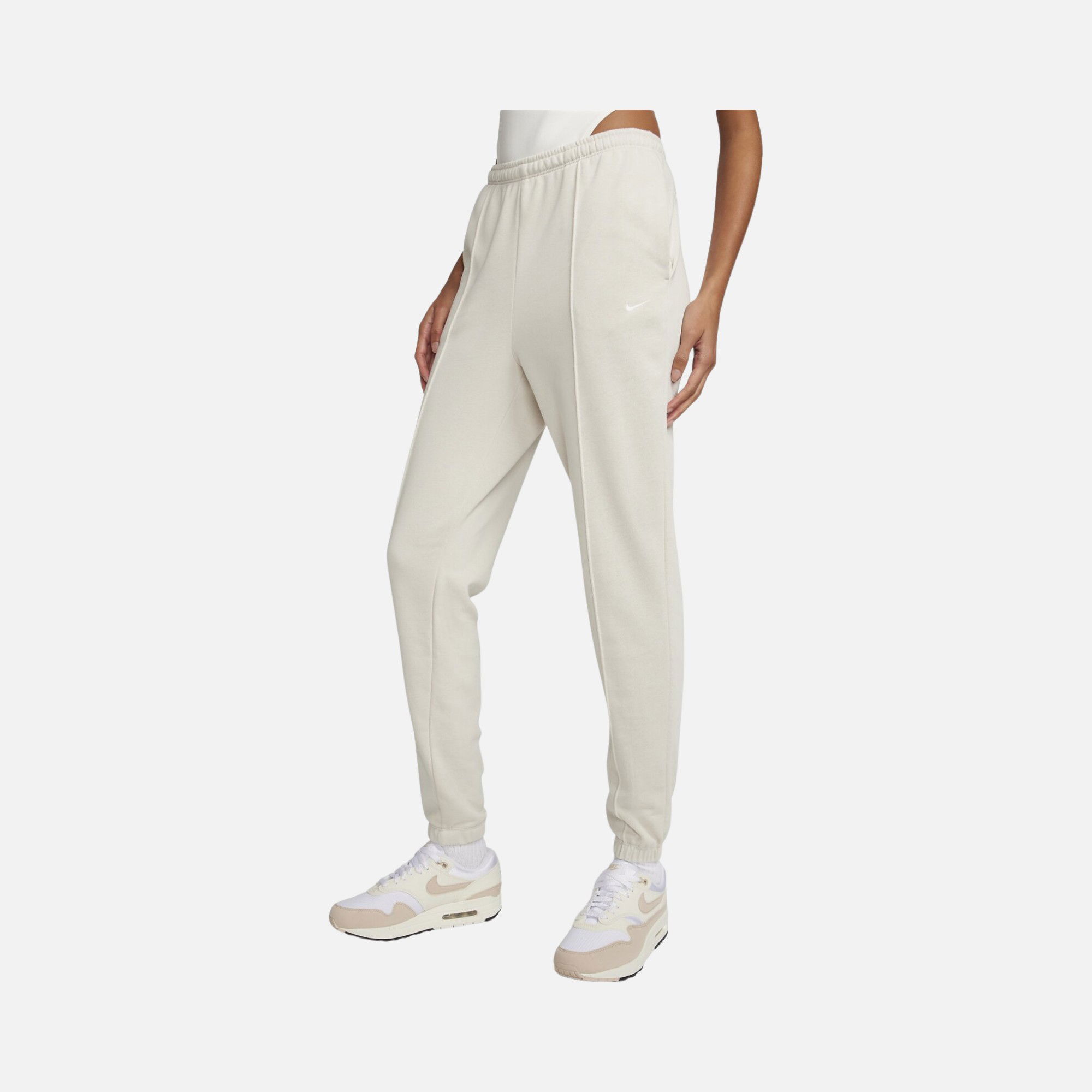 Nike Sportswear Phoenix Fleece Chill French Terry  Slim High-Waisted Kadın Eşofman Altı