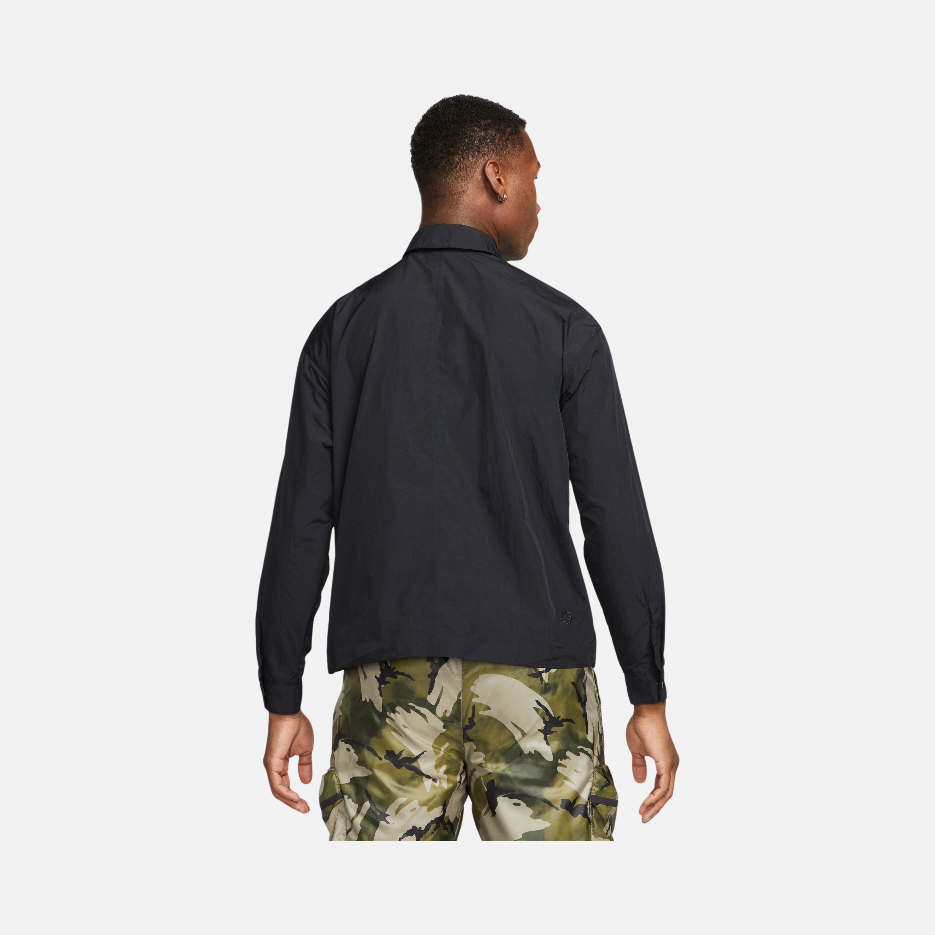 Nike Sportswear Tech Pack Woven Full-Snap Long-Sleeve Erkek Gömlek