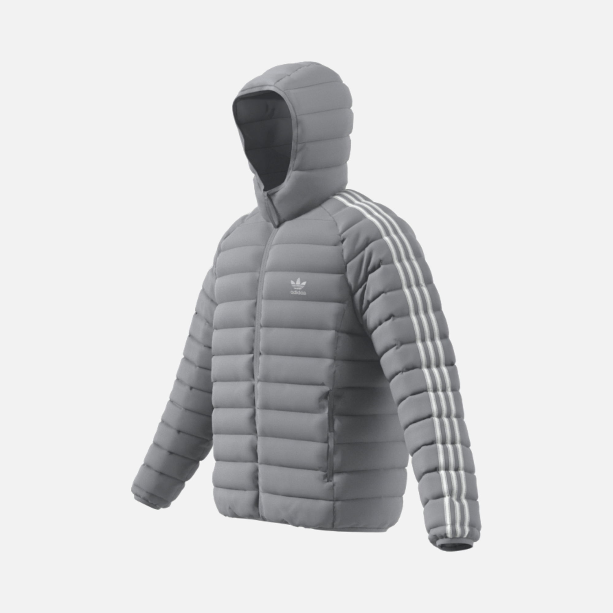 adidas Sportswear Padded 3-Stripes Full-Zip Hoodie Erkek Mont