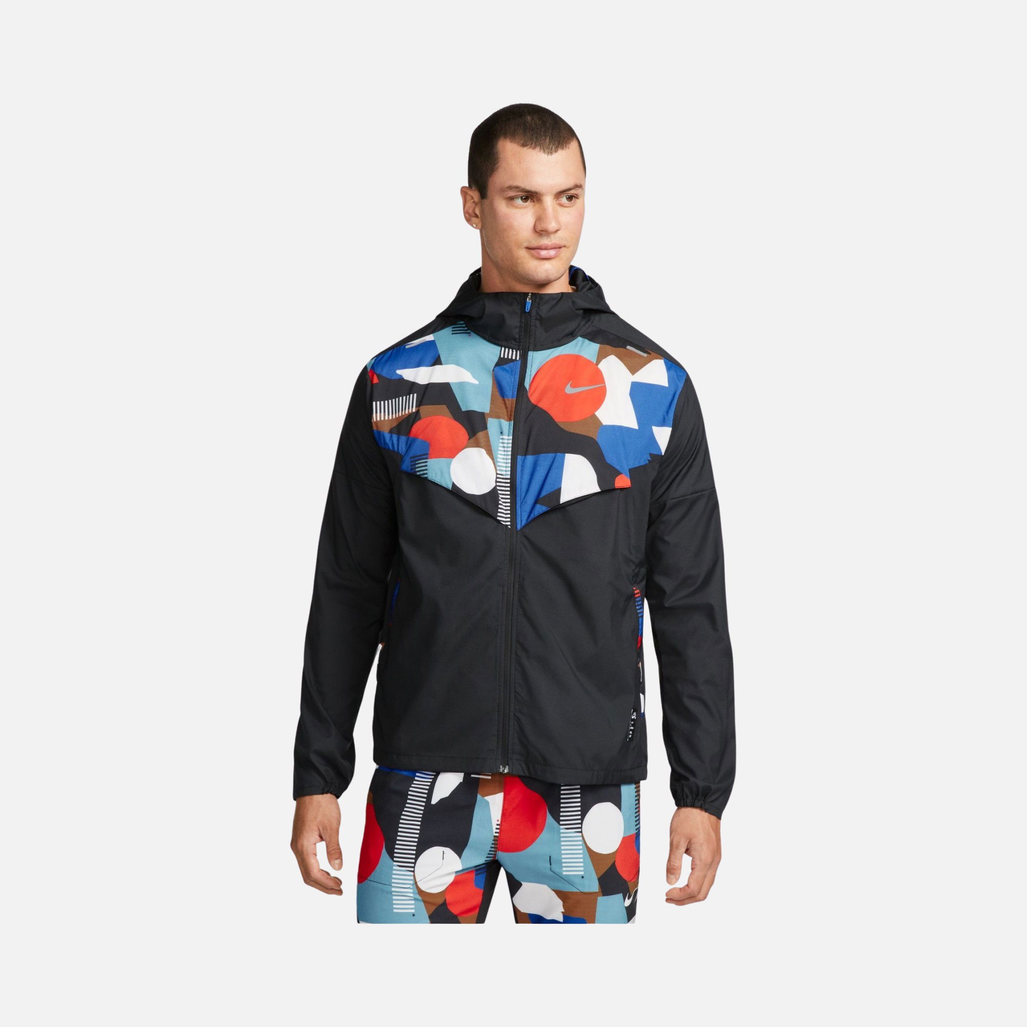 Nike Repel A.I.R. Hola Lou Windrunner Running Full-Zip Hoodie Erkek Ceket