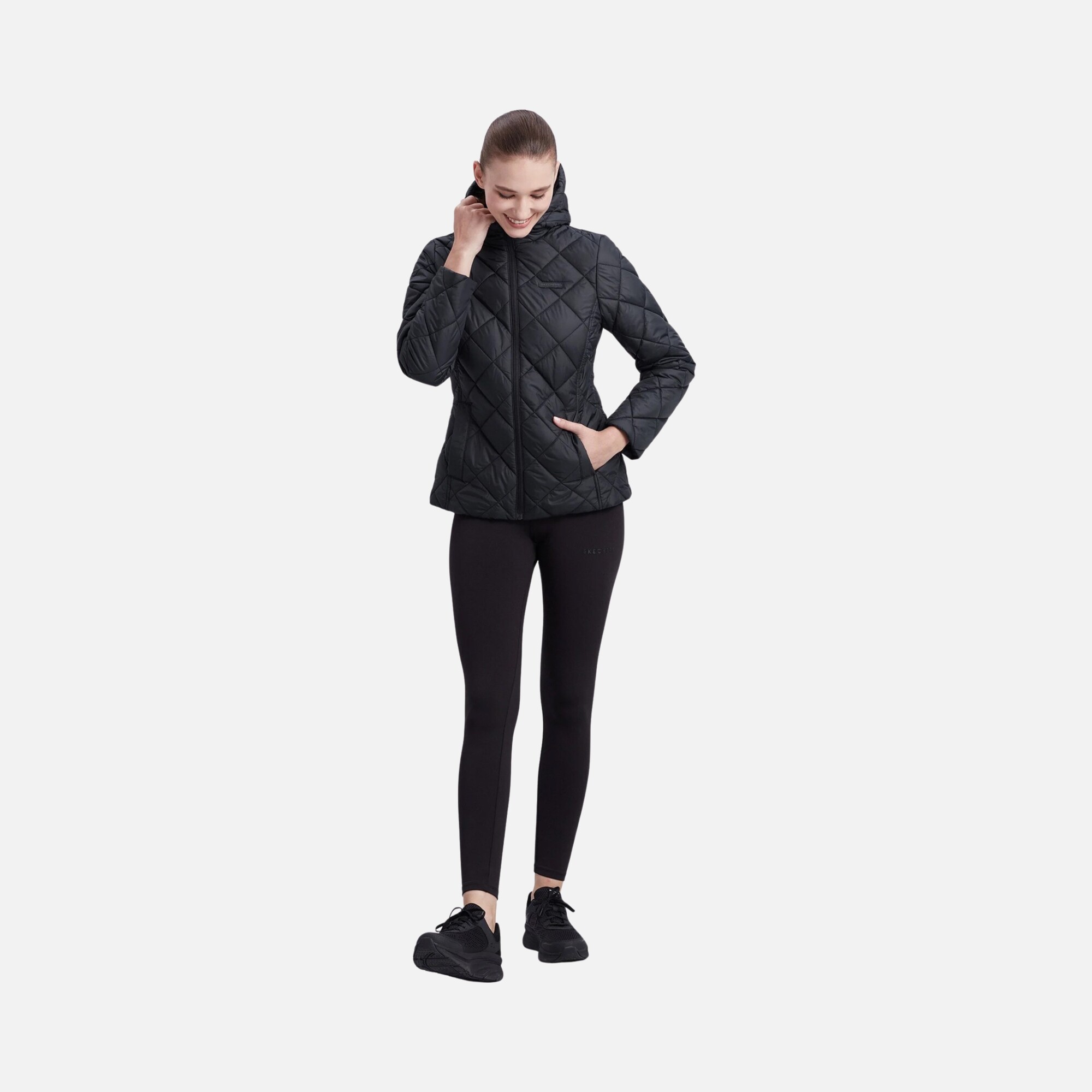 Skechers Capitone Full-Zip Hooded Kadın Mont