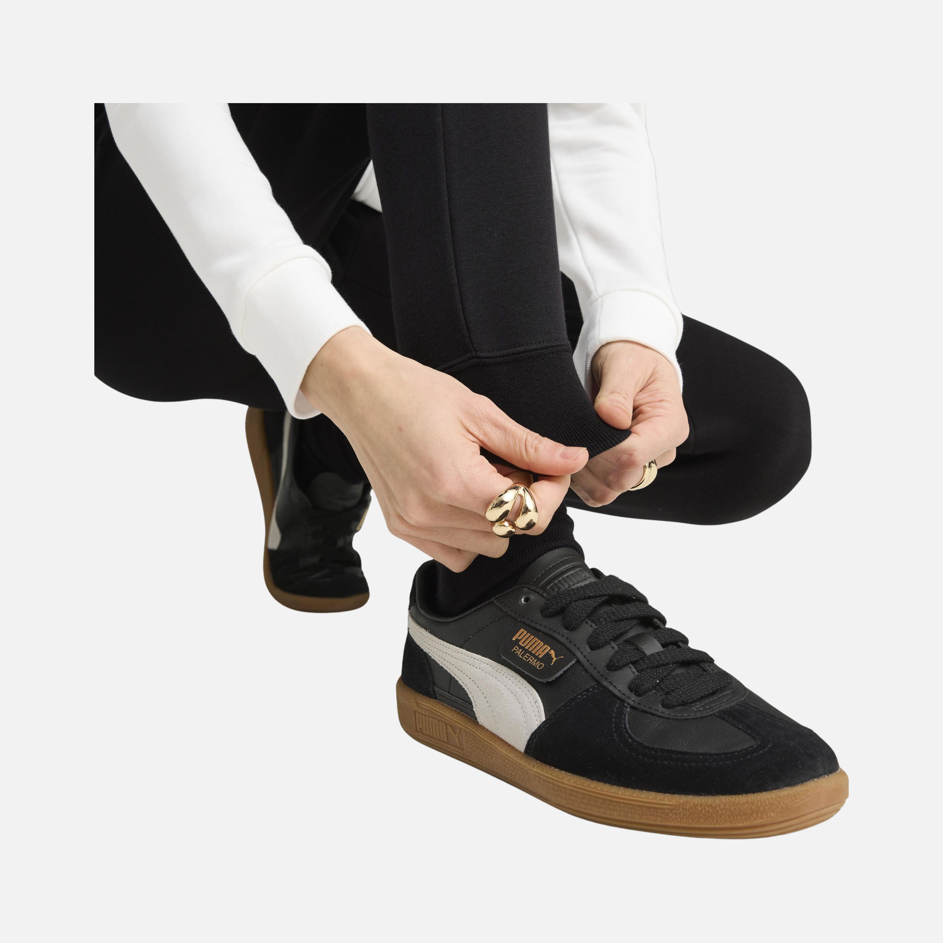 Puma Sportswear Embroidered No. 1 Logo Graphic Colorblock Full-Zip Hooded Kadın Eşofman Takımı