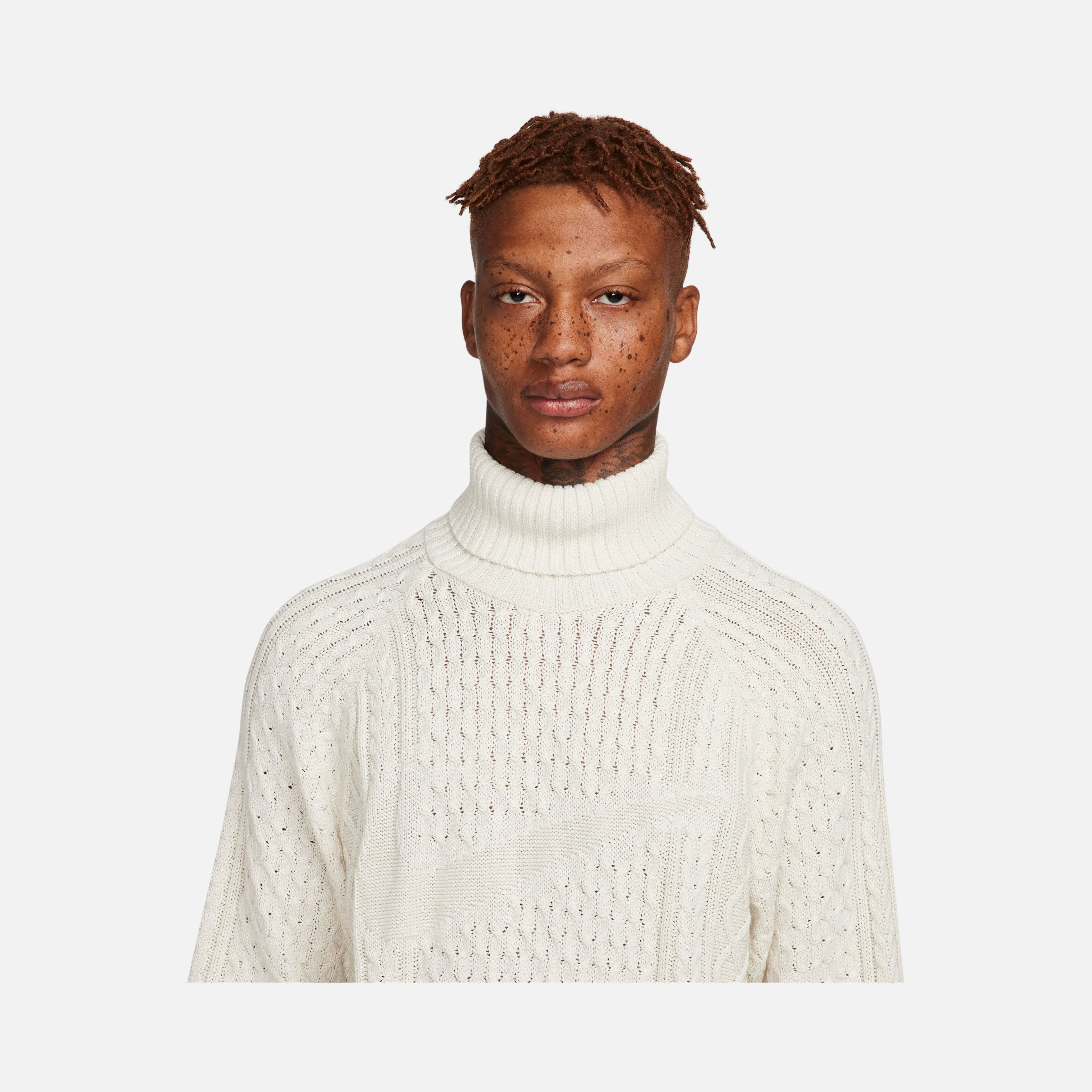 Nike Life Cable Knit Turtleneck Erkek Kazak