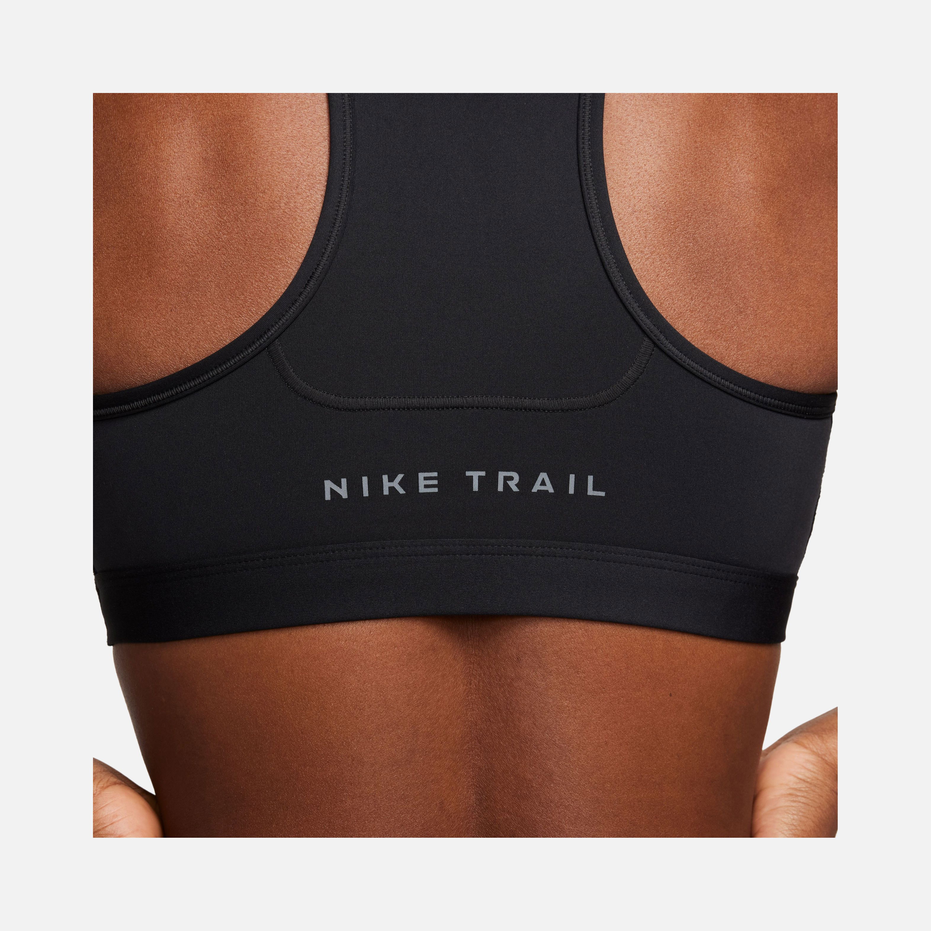 Nike Dri-Fit Swoosh On-The-Run Trail Medium-Support Kadın Bra