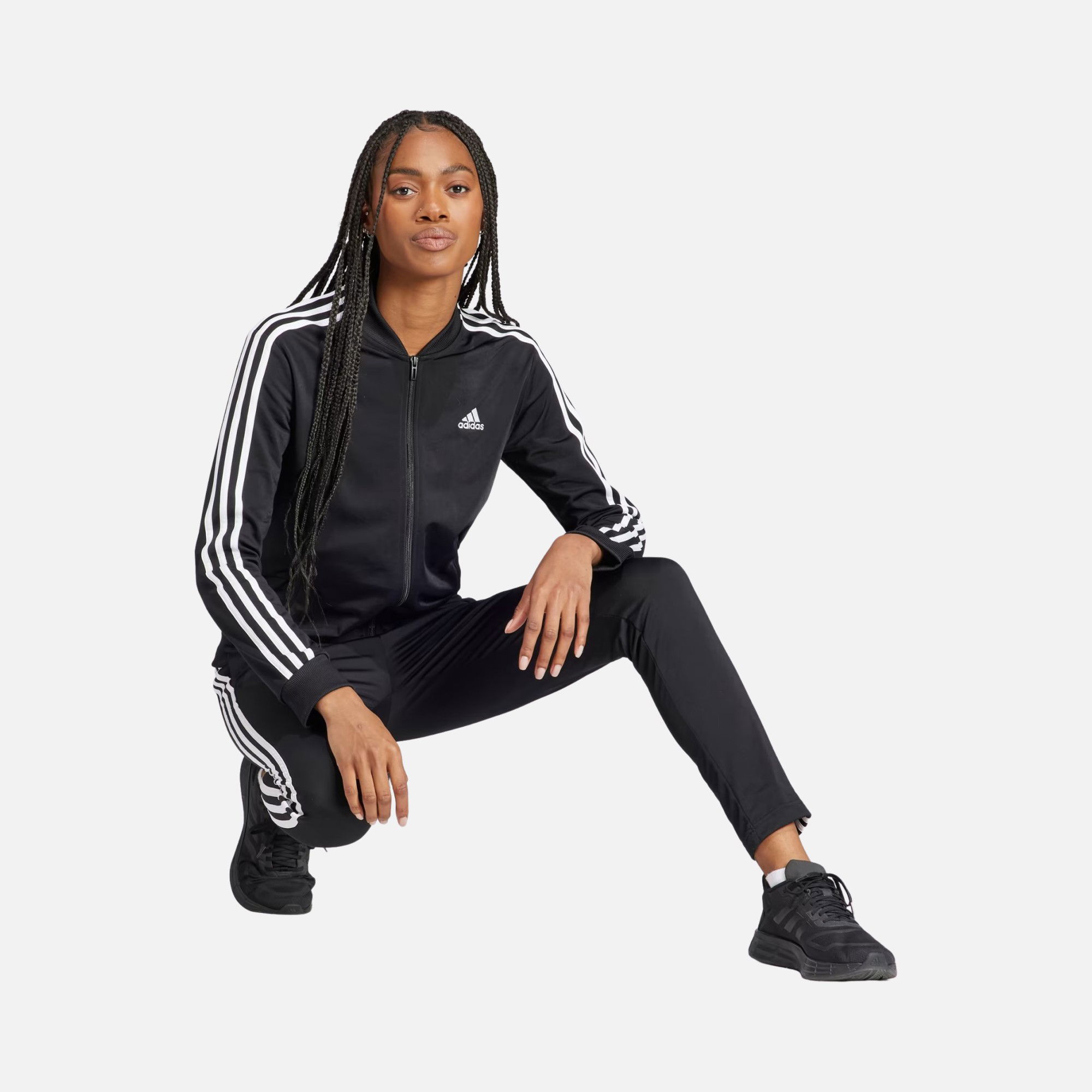 adidas Sportswear Essentials 3-Stripes Full-Zip Kadın Eşofman Takımı
