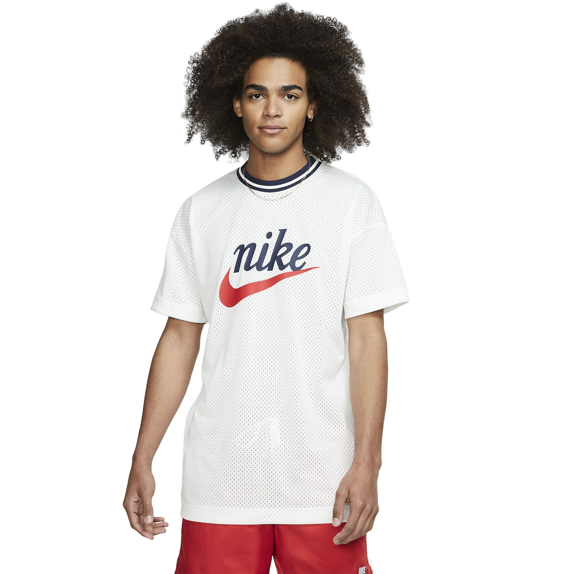 Nike Sportswear Mesh Graphic Top Erkek Tişört