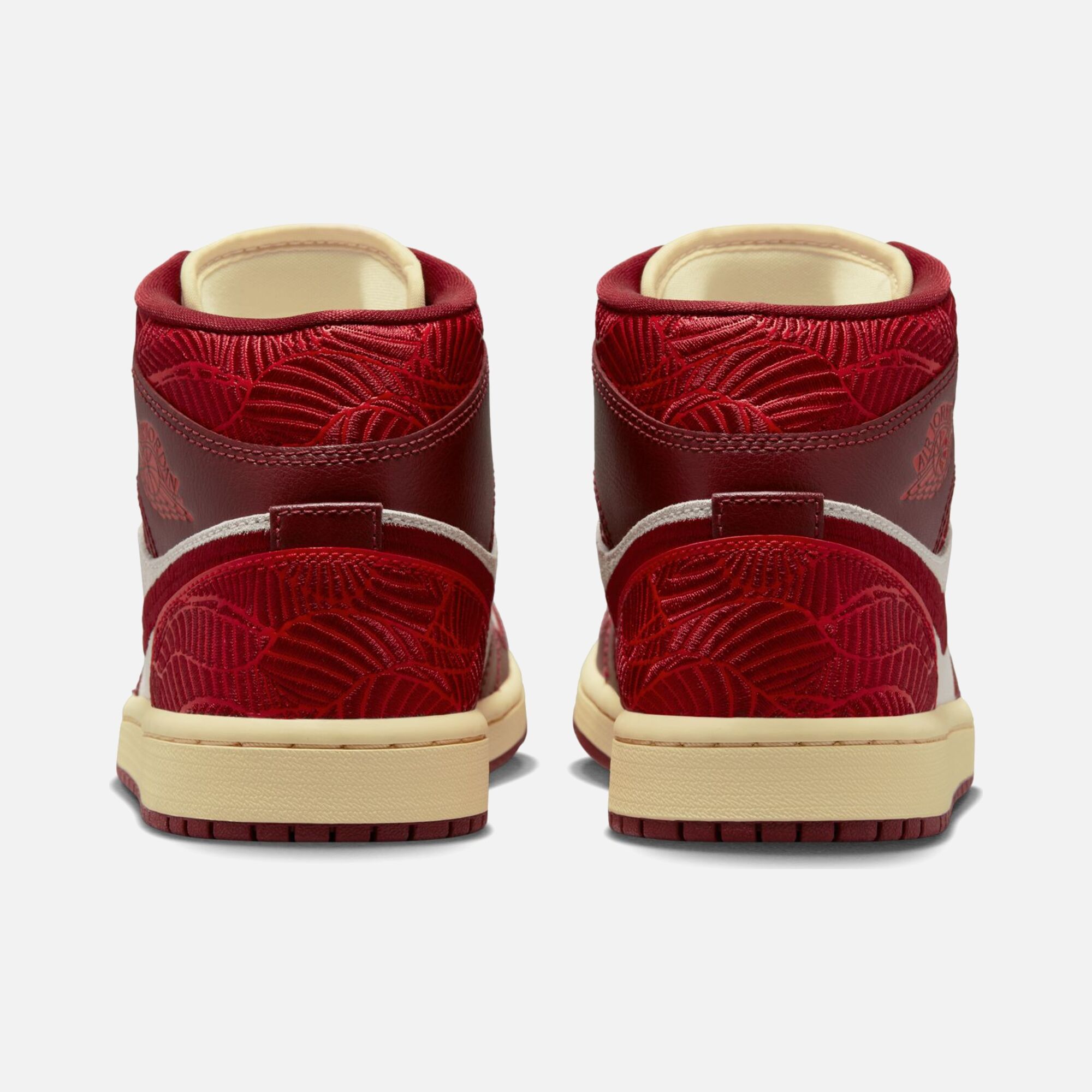 Nike Air Jordan 1 Mid SE "Tiki Leaf" Kadın Spor Ayakkabı