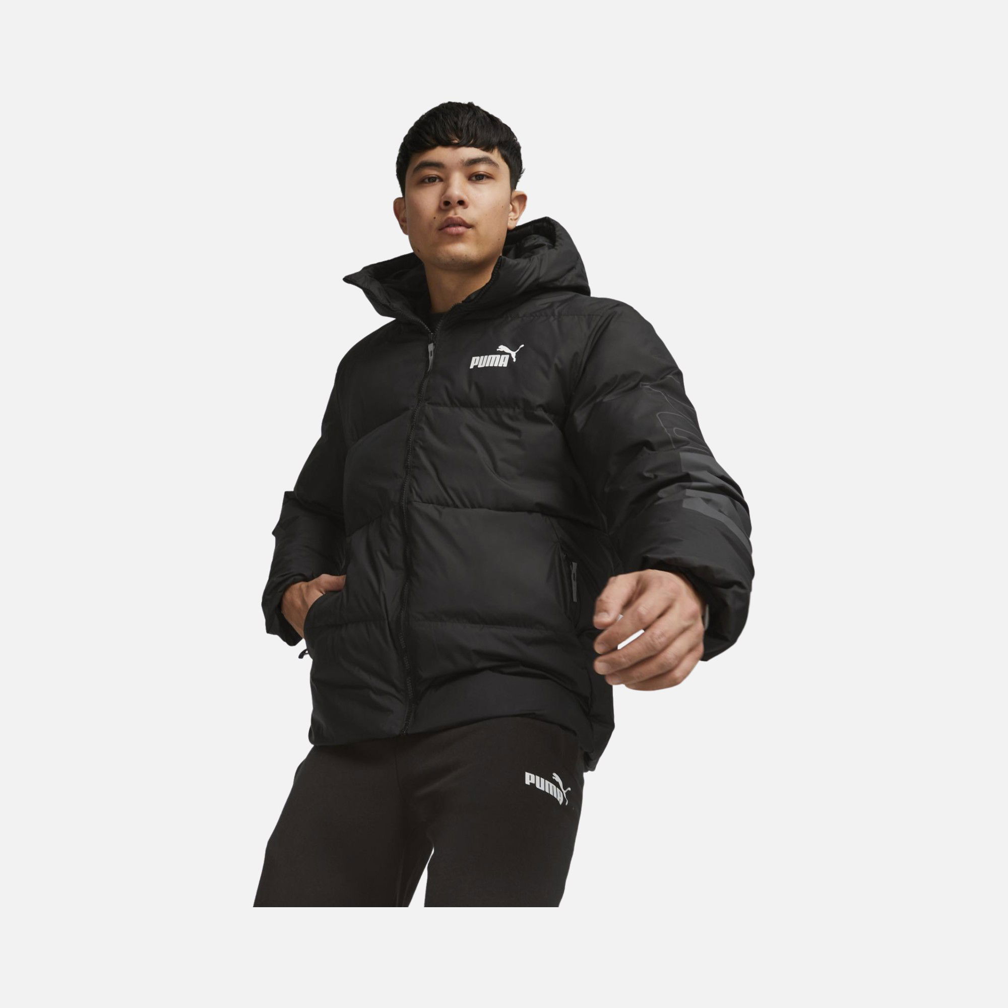 Puma Sportswaer Power Full-Zip Hooded Erkek Ceket