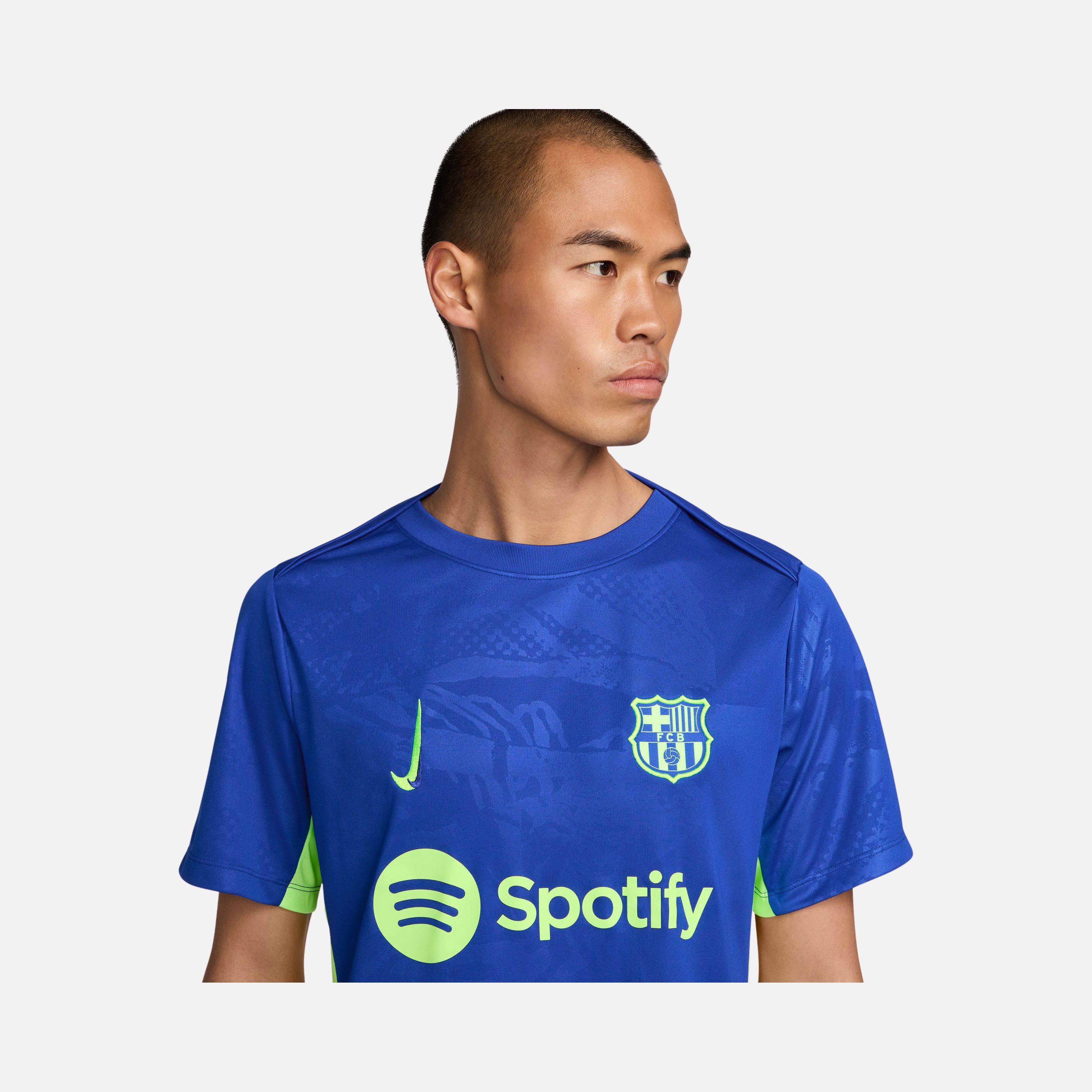 Nike FC Barcelona Academy Pro Home Dri-Fit Football Pre-Match Short-Sleeve Erkek Tişört