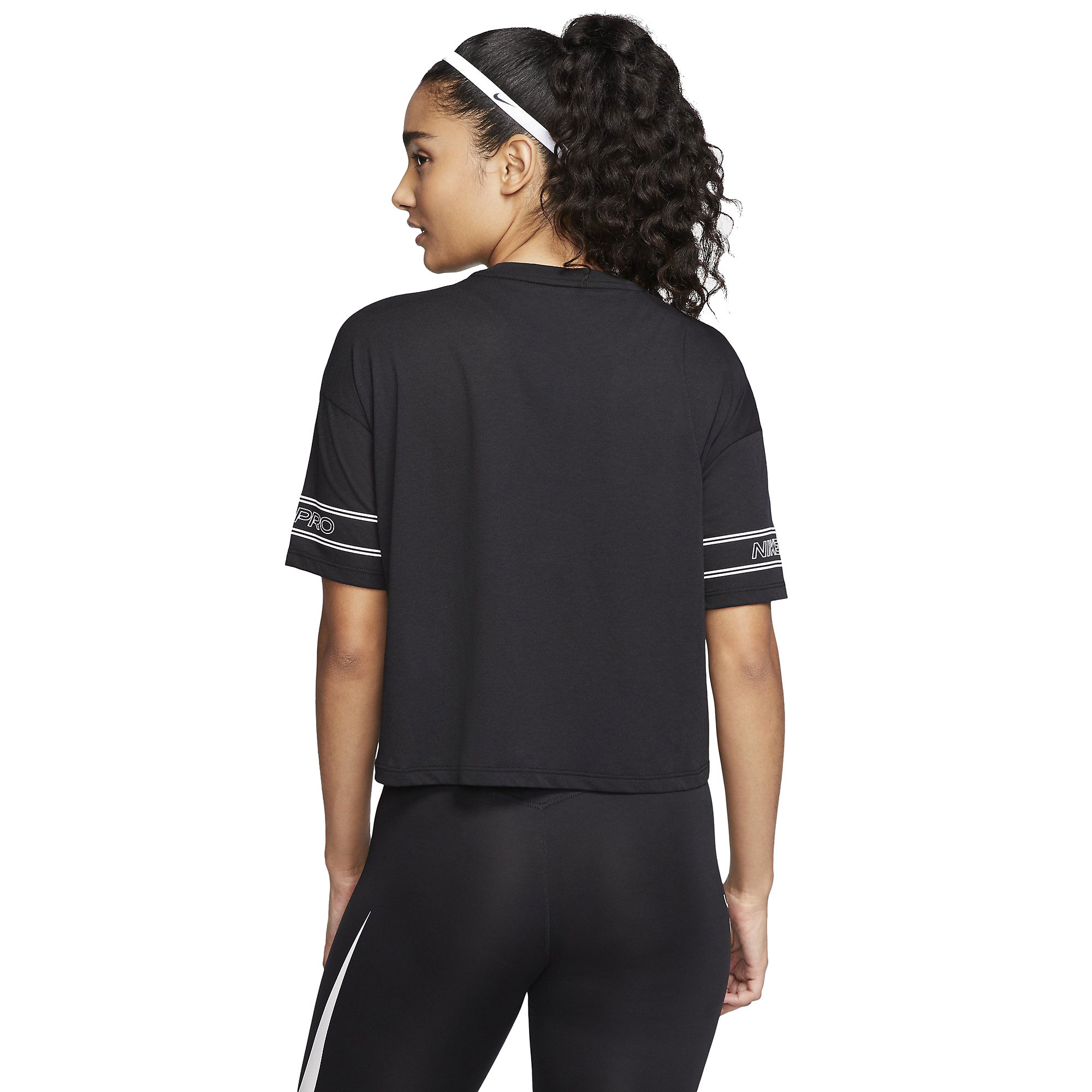 Nike Pro Graphic Short-Sleeve Top Kadın Tişört
