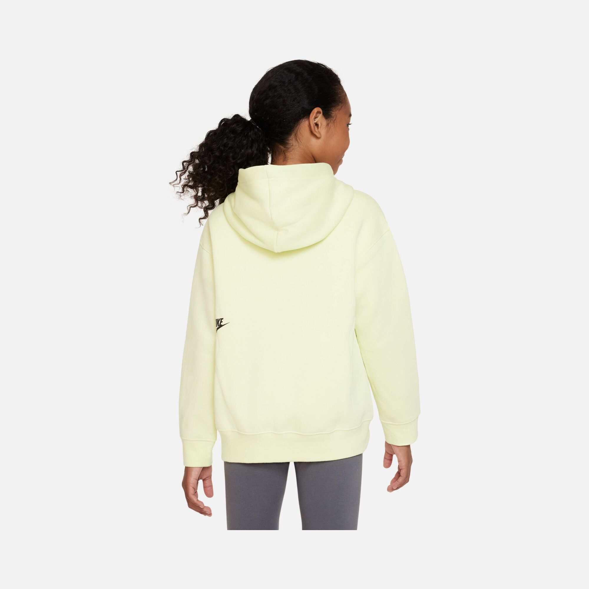 Nike Sportswear Swoosh Graphic Oversized Pullover Dance Hoodie (Girls') Çocuk Sweatshirt