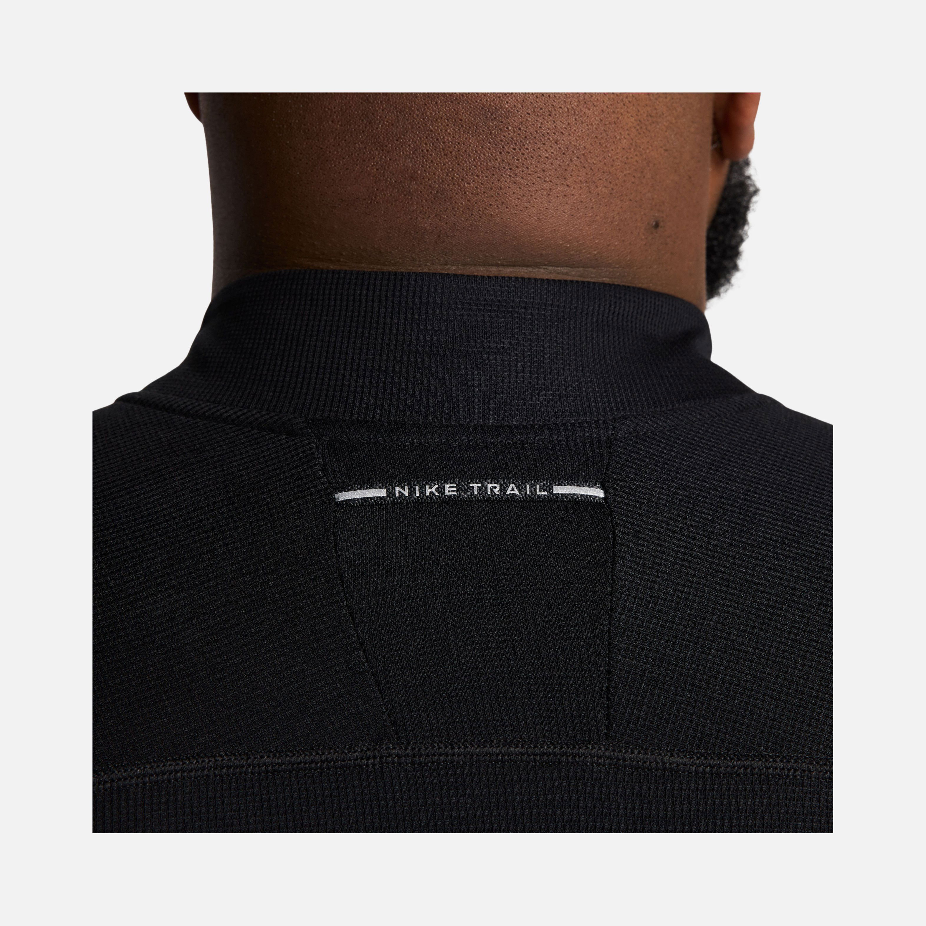 Nike Dri-Fit Mid-Layer Trail Running 1/2-Zip Long-Sleeve Erkek Tişört