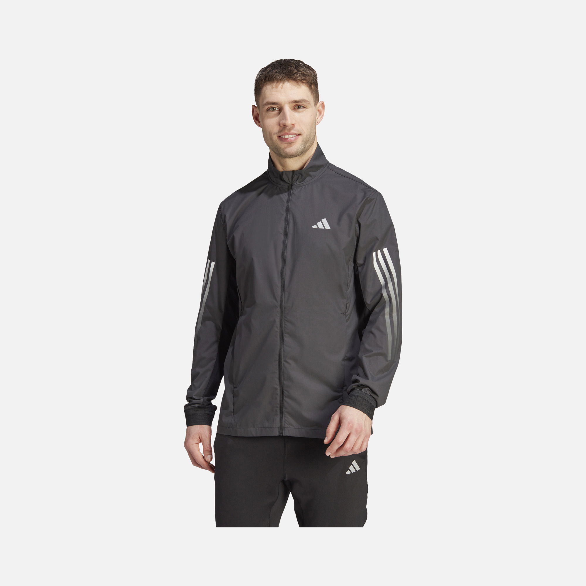 adidas Run Icons 3-stripes Full-Zip Running Erkek Ceket