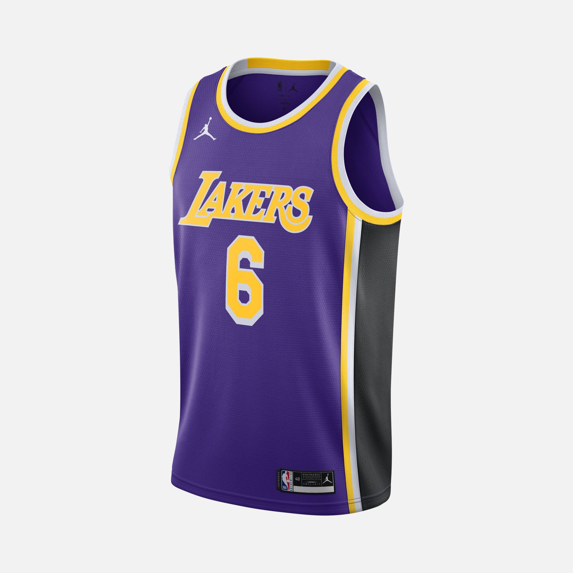 Nike LeBron James Lakers Statement Edition 2020 Jordan NBA Swingman Jersey Erkek Forma
