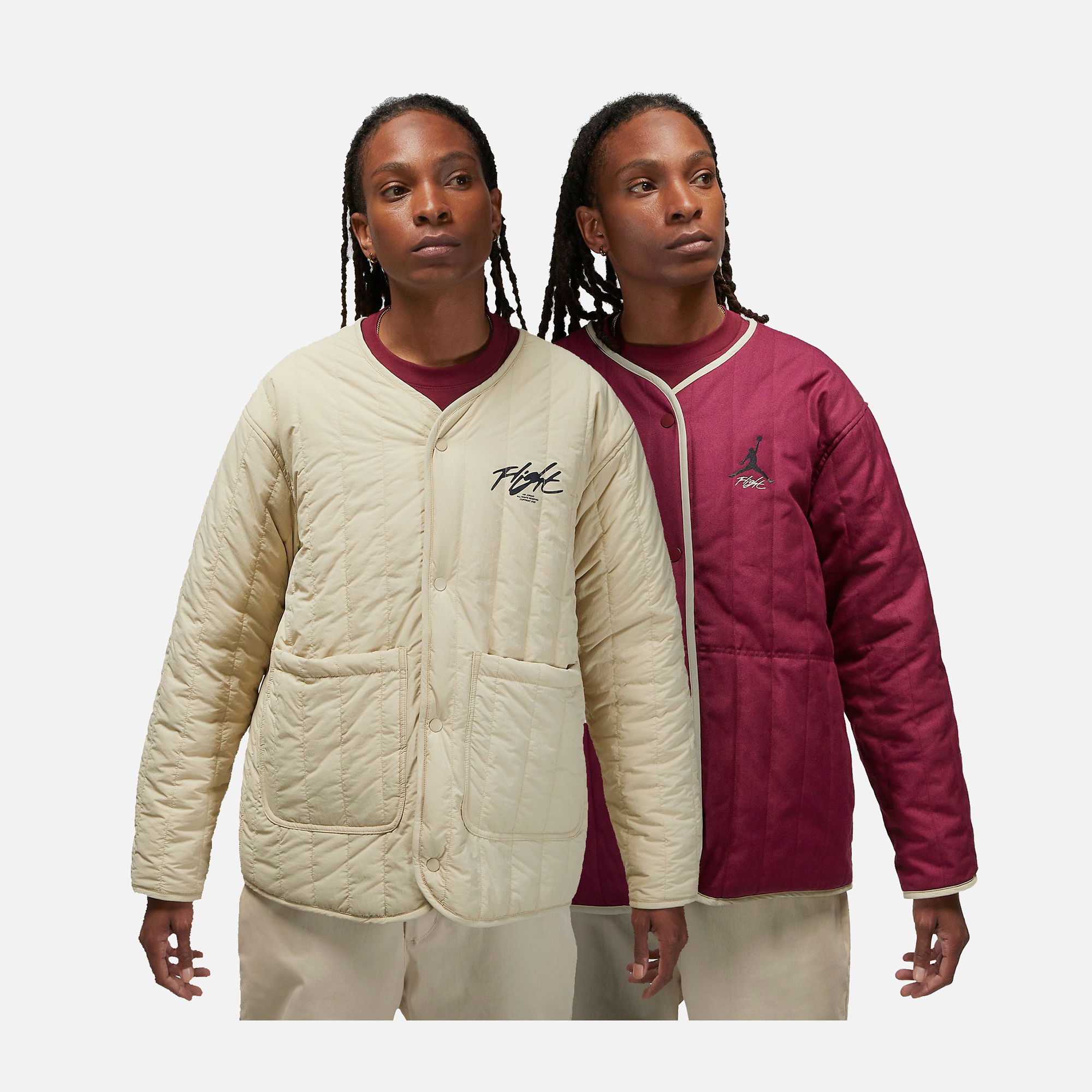 Nike Jordan Flight Heritage Liner Double-sided Full Length Snap Fastener Erkek Ceket