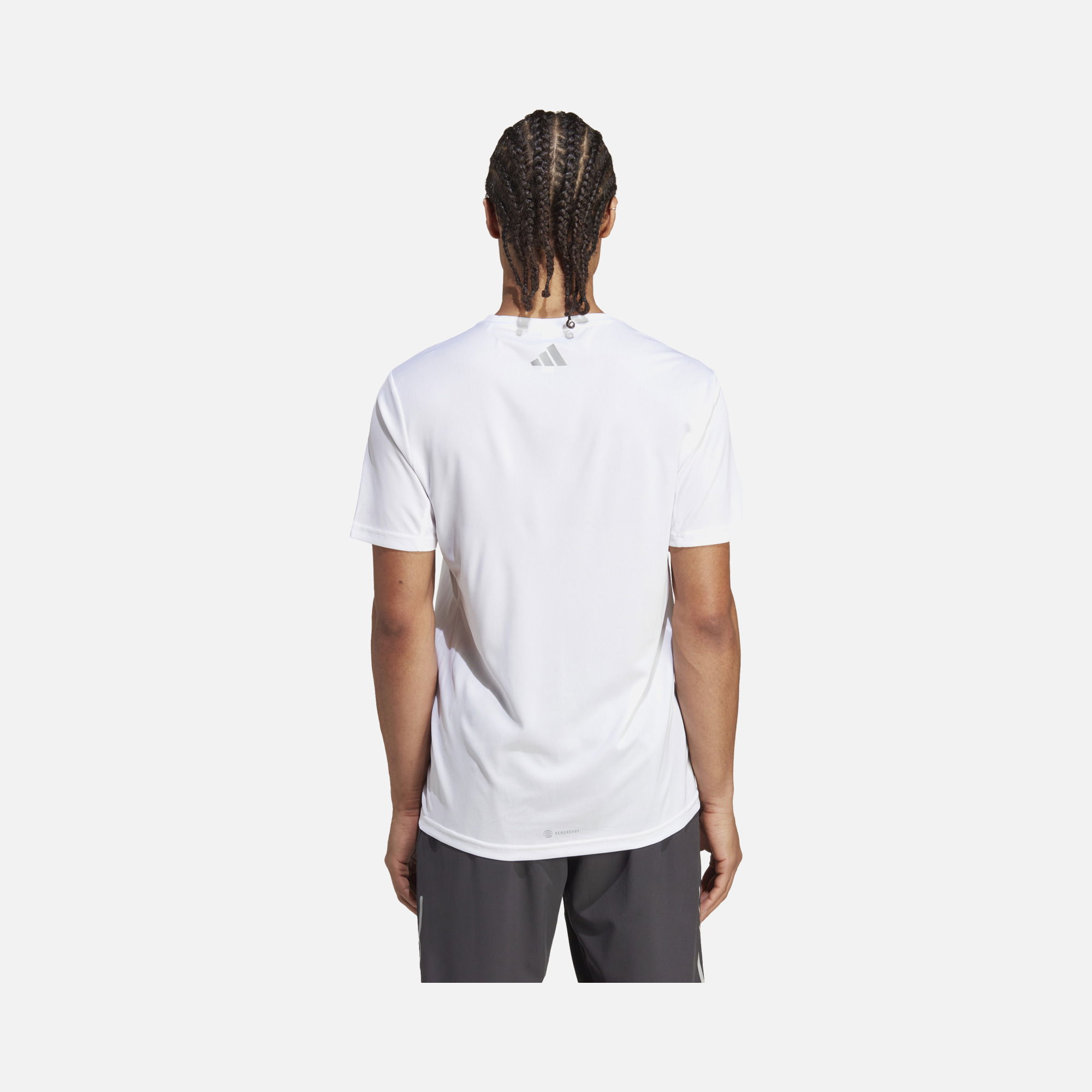 adidas Run Icons 3 Bar Logo Short-Sleeve Erkek Tişört