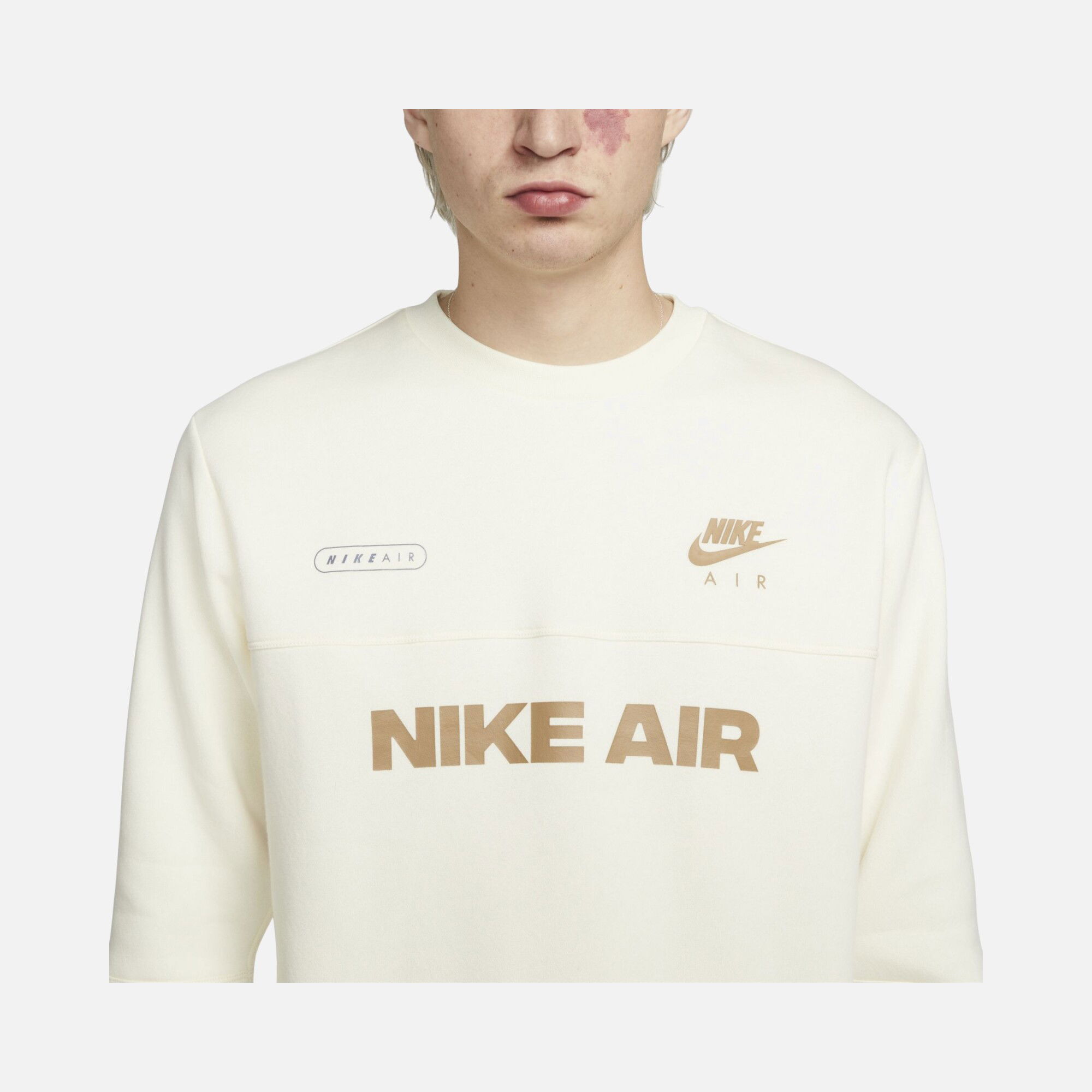 Nike Sportswear Air Brushed-Back Fleece Erkek Sweatshirt