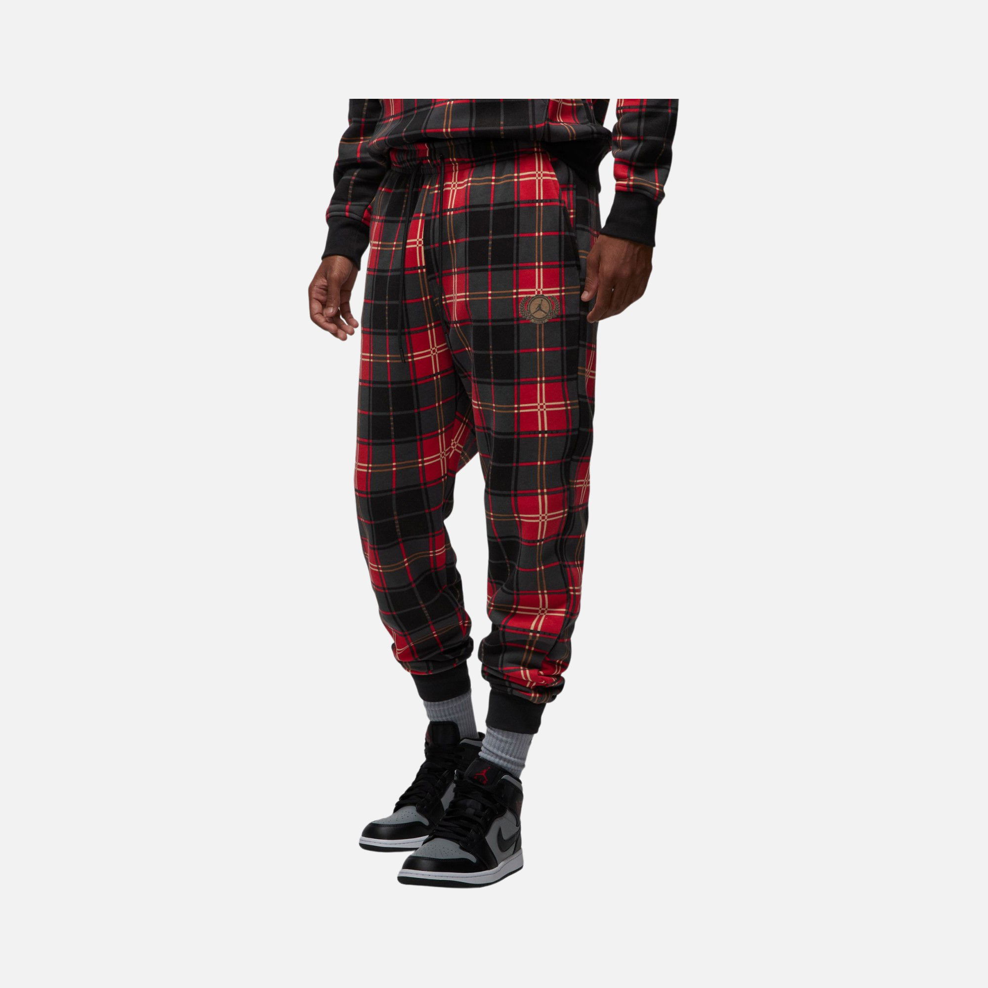 Nike Jordan Essential Flight Artist Series Plaid Fleece Erkek Eşofman Altı