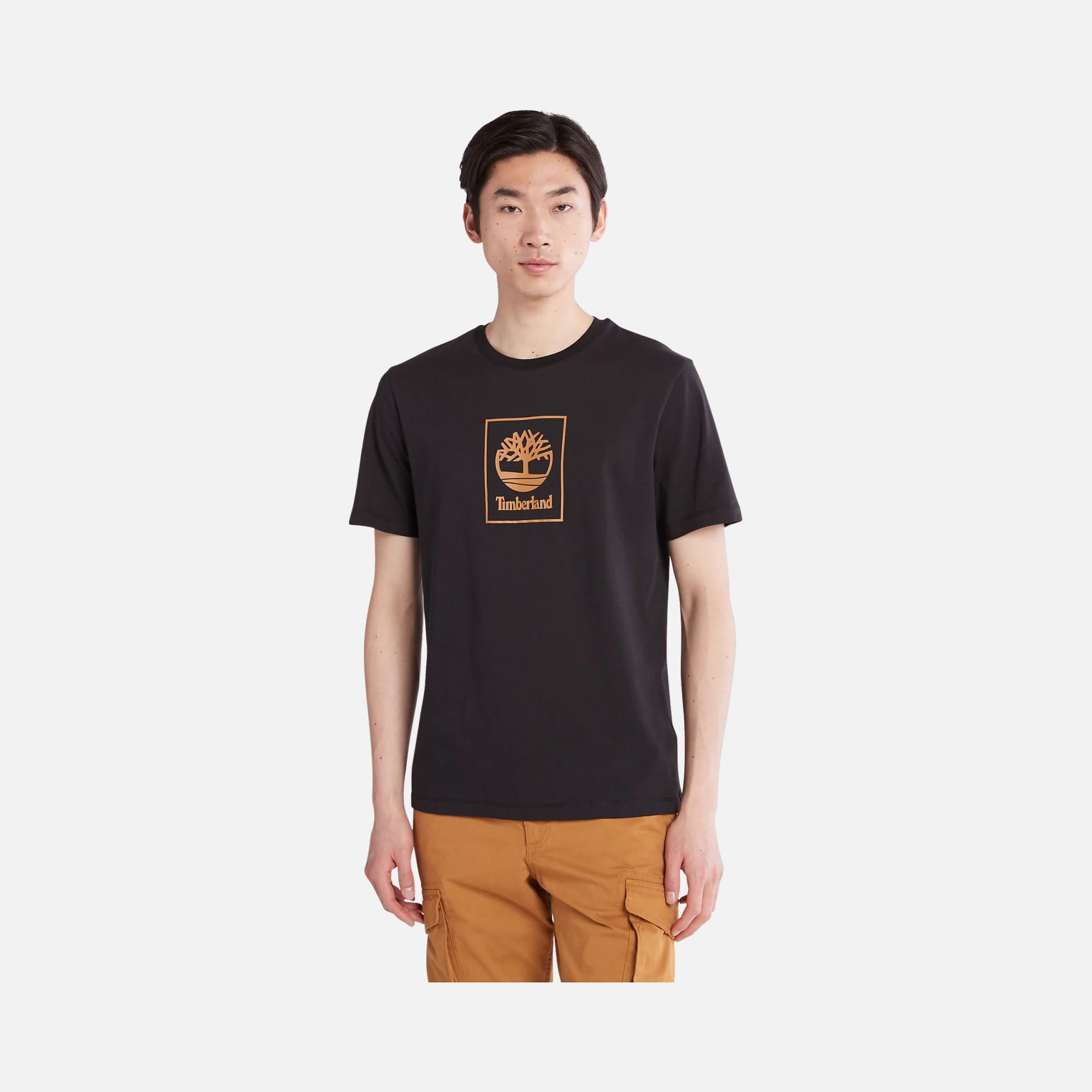 Timberland Sportswear Stack Logo Short-Sleeve Erkek Tişört