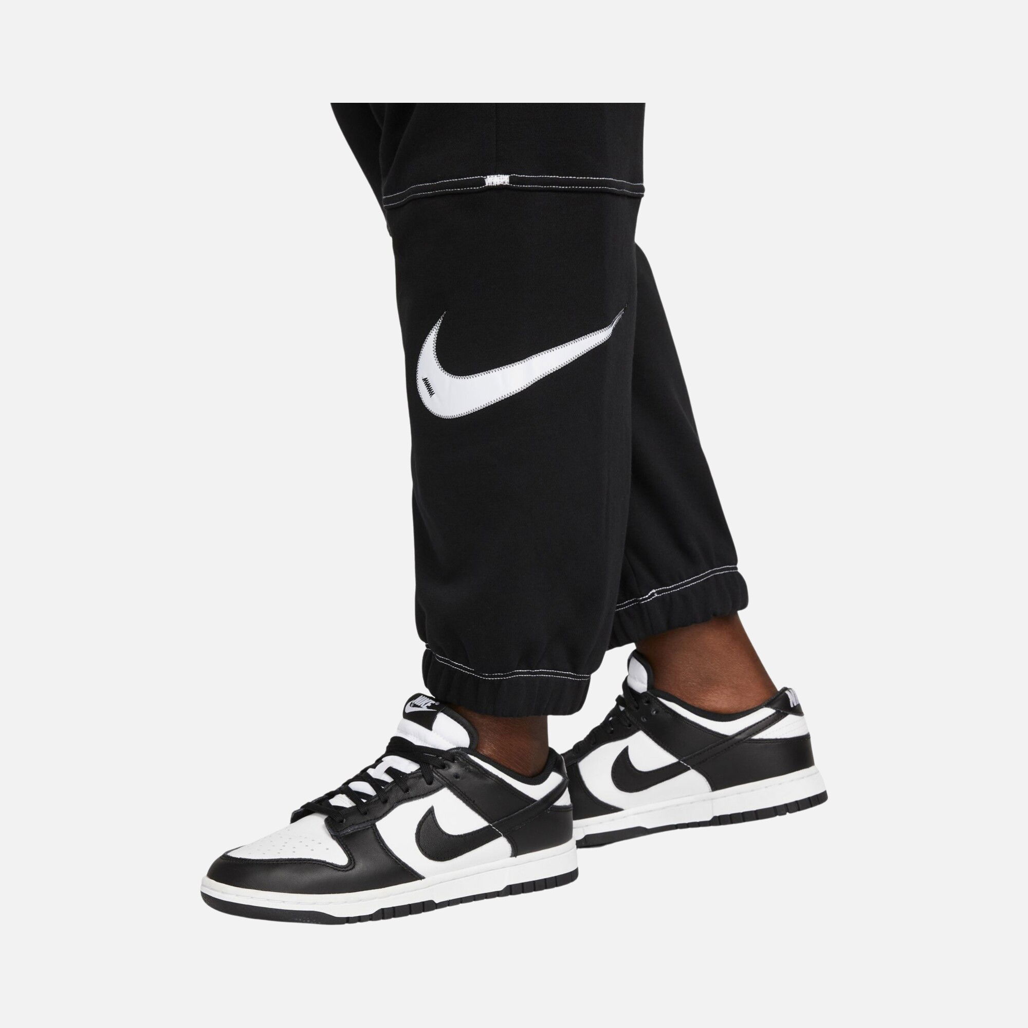 Nike Sportswear Swoosh Fleece High-Rise (Plus-Size) Kadın Eşofman Altı