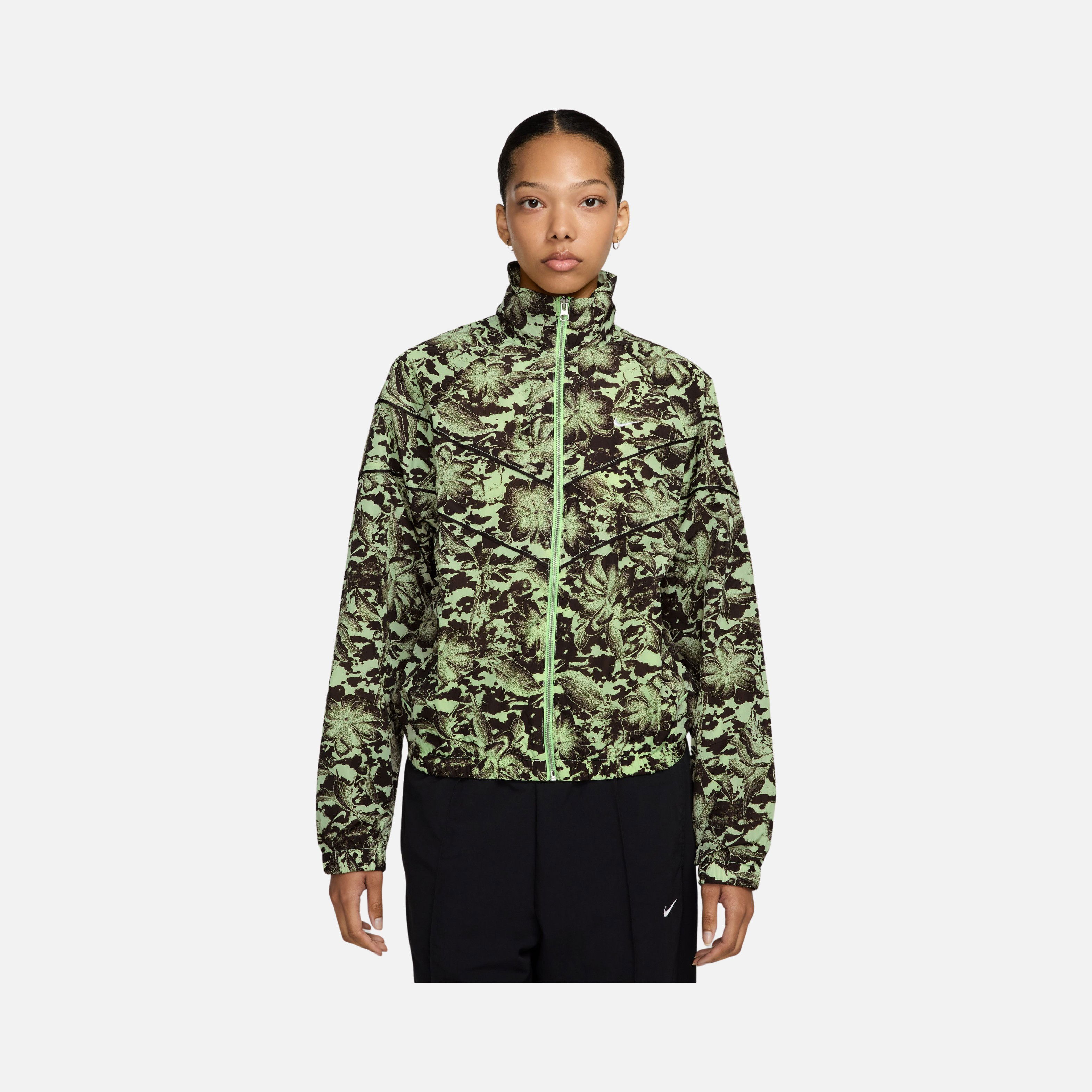 Nike W Nsw Nk Wr Woven Uv Fz Aop Kadın Ceket