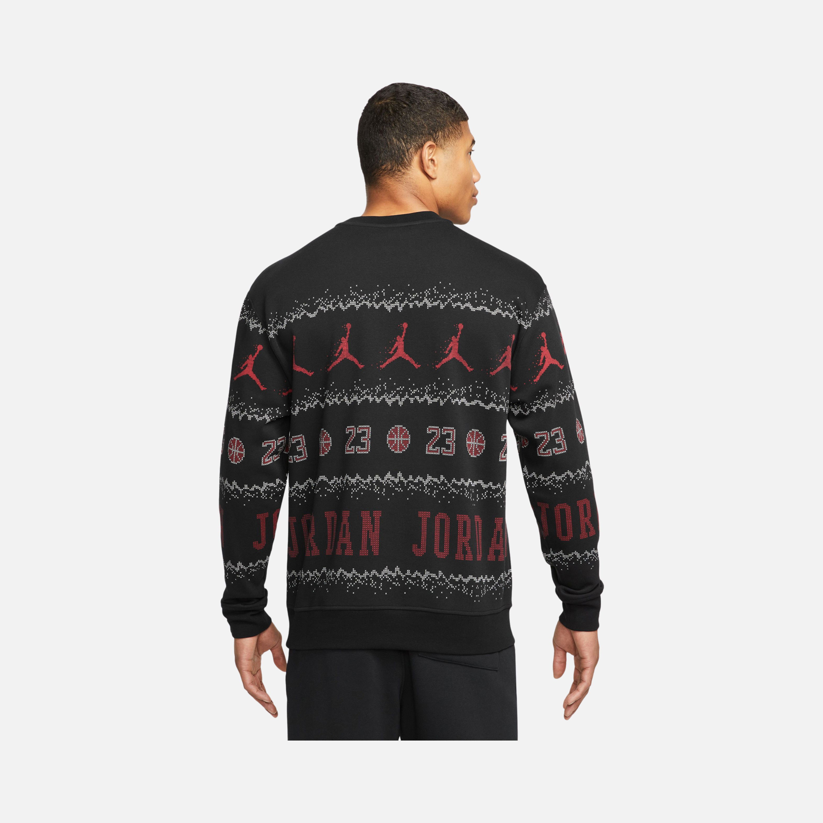 Nike Jordan Essentials MMBR Holiday Fleece Crew Erkek Sweatshirt