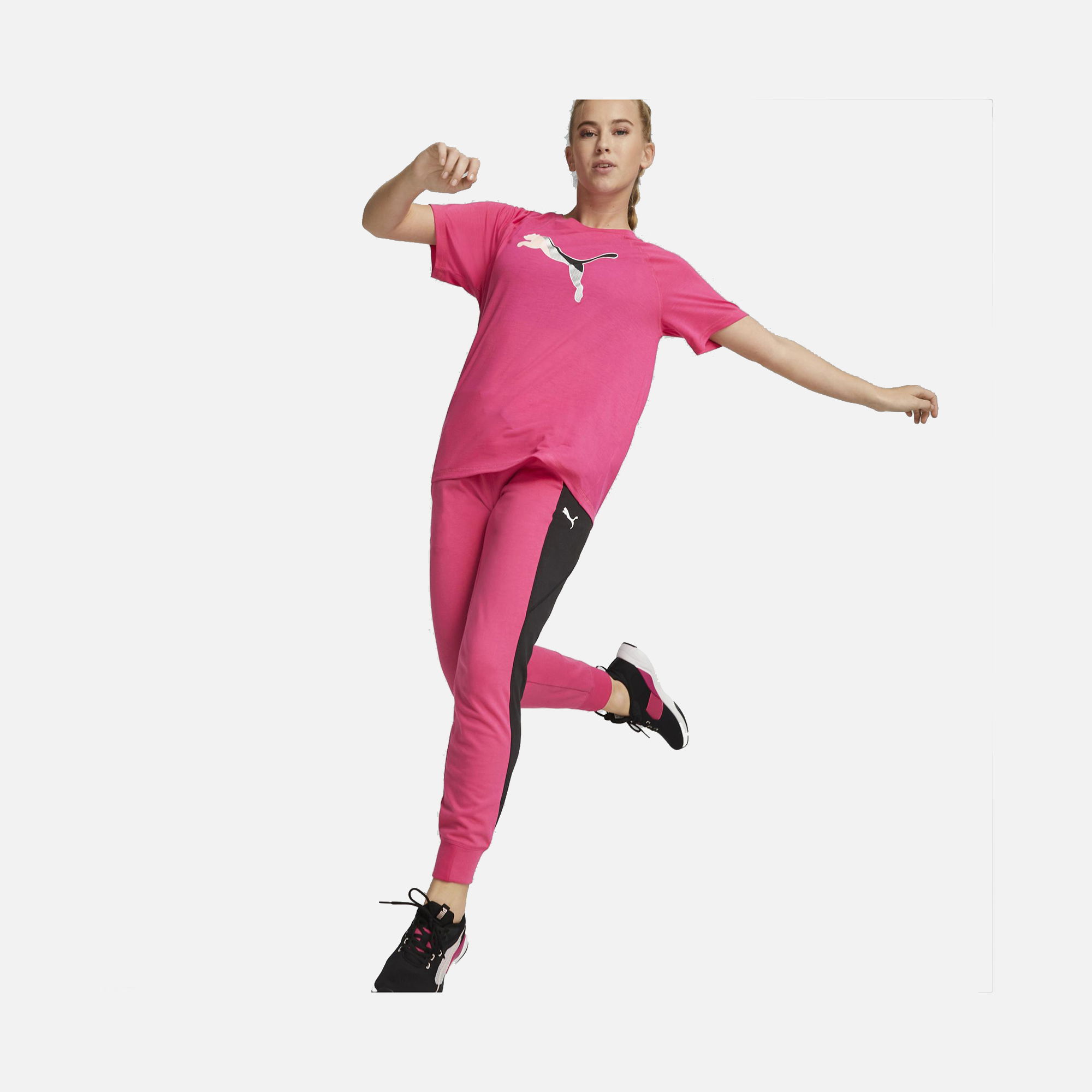 Puma Sportswear Evostripe Graphics Logo Short-Sleeve Kadın Tişört