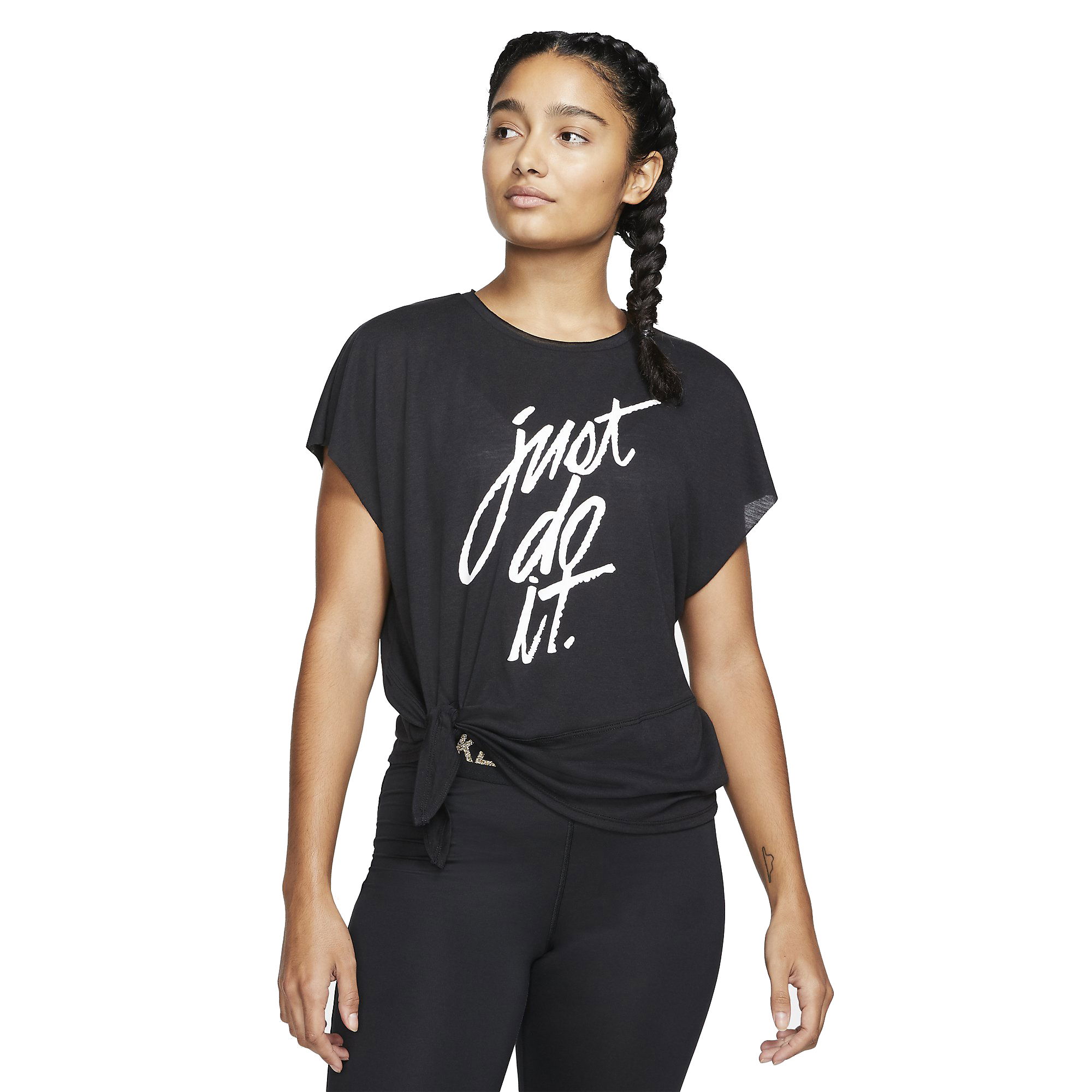 Nike Dri-Fit Short-Sleeve Training Top Kadın Tişört