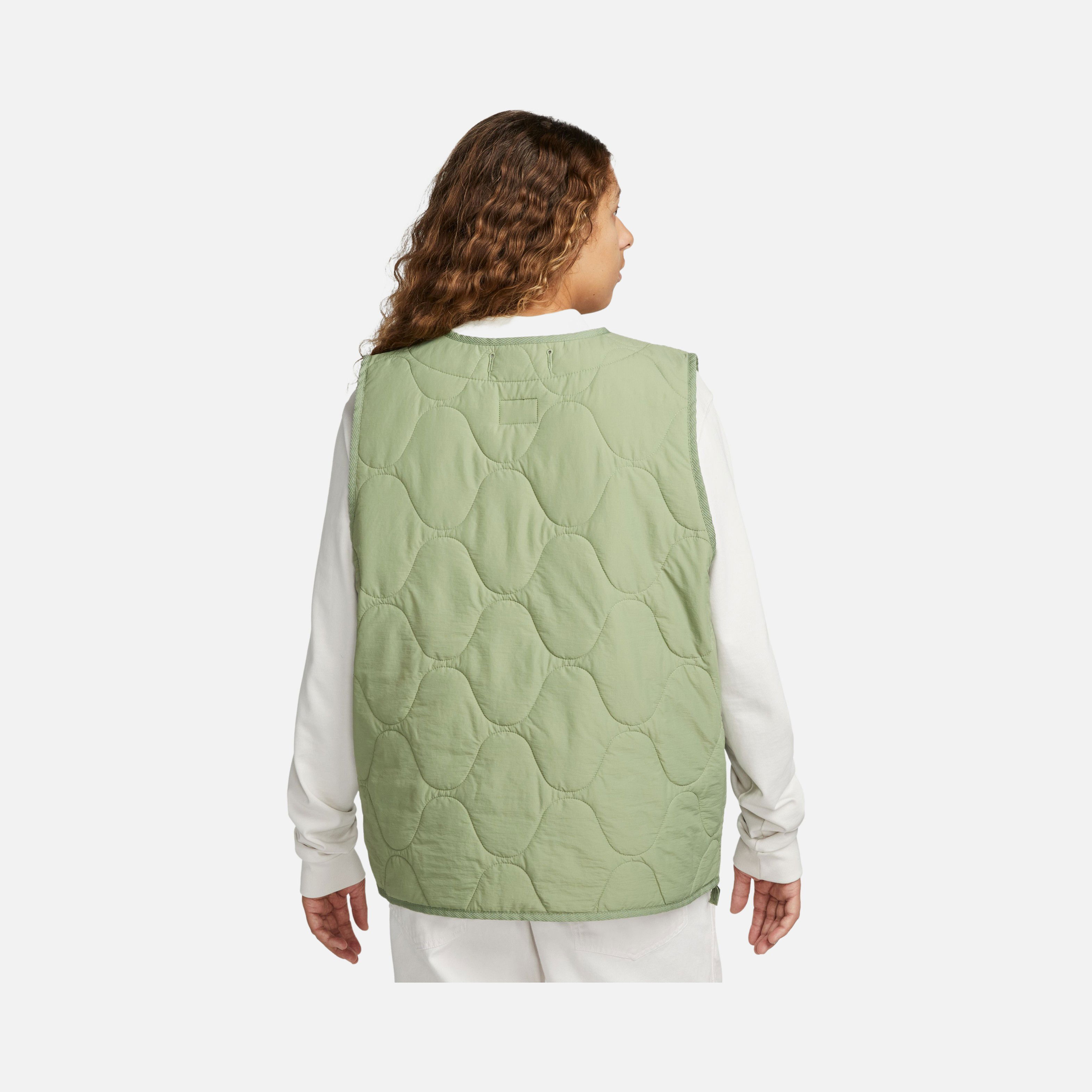 Nike Life Woven Insulated Military Quilted Full Button Erkek Yelek