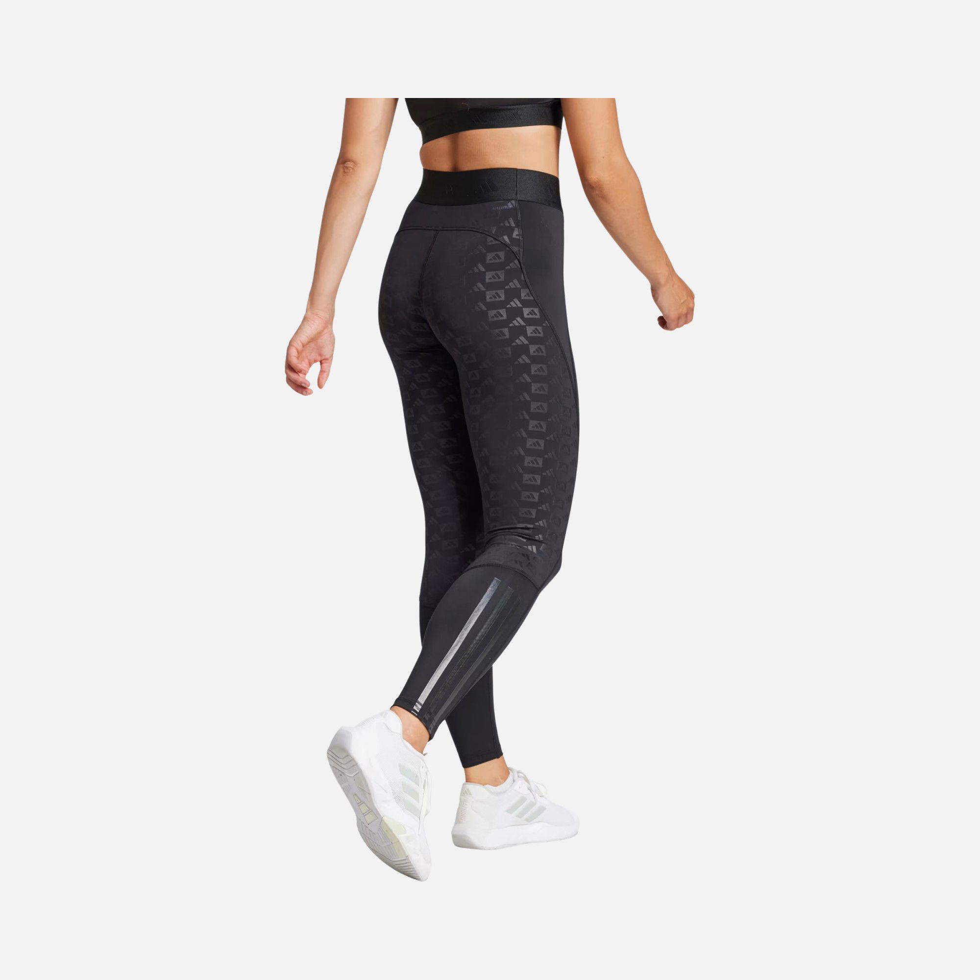 adidas Hyperglam Full-Length Emboss Training Kadın Tayt