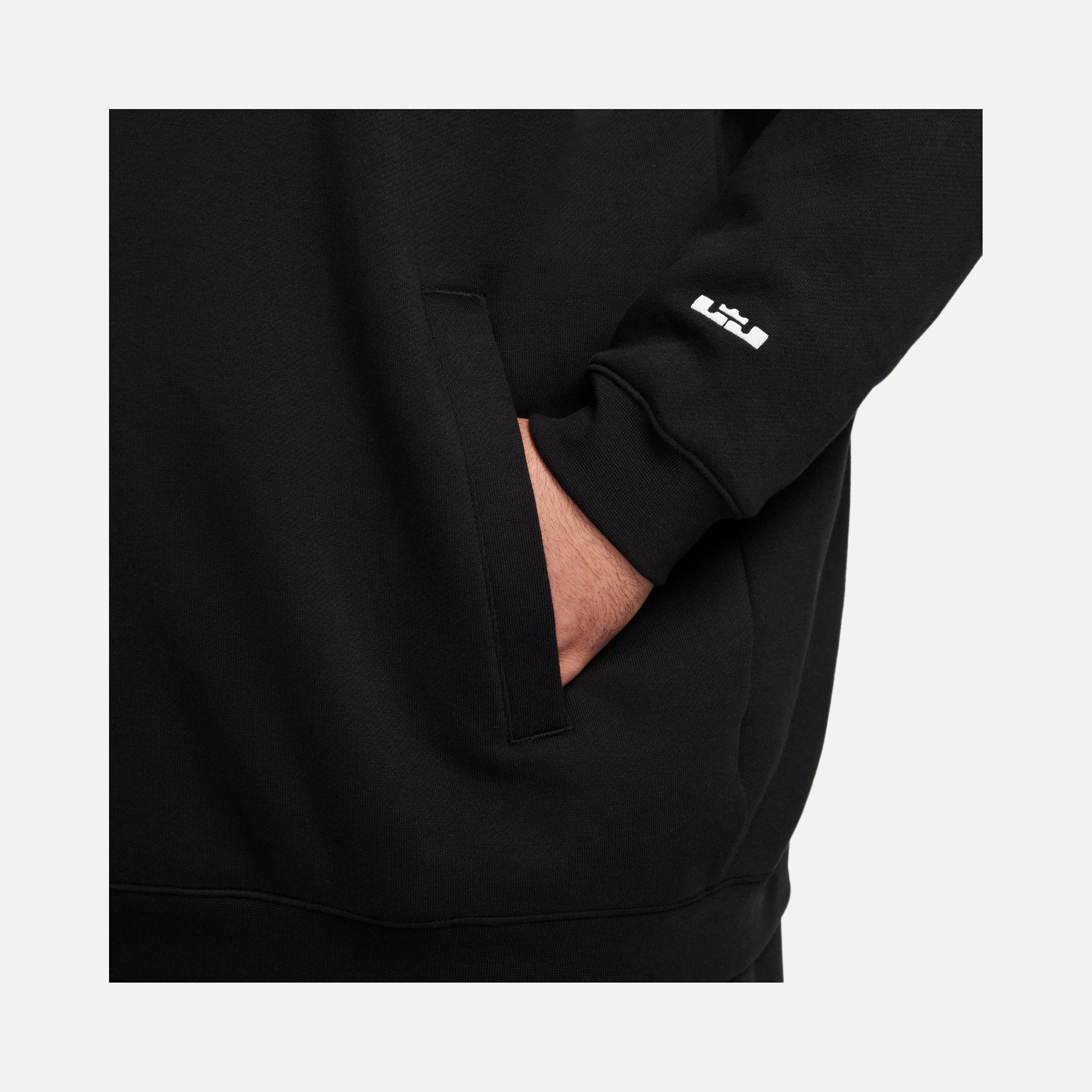 Nike LeBron James Brush Pullover Fleece Hoodie Erkek Sweatshirt