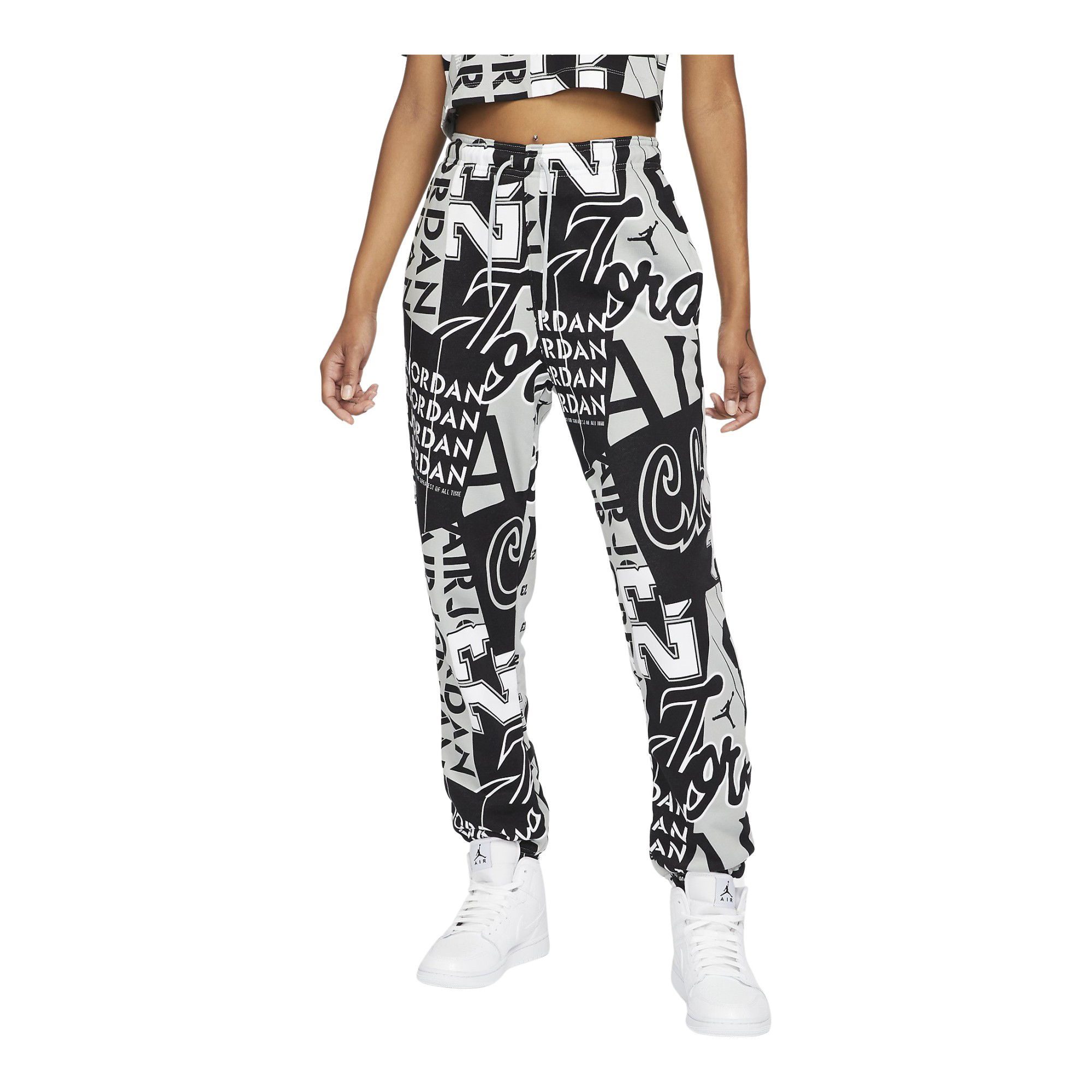 Nike Jordan Fleece All-over Printed Kadın Eşofman Altı