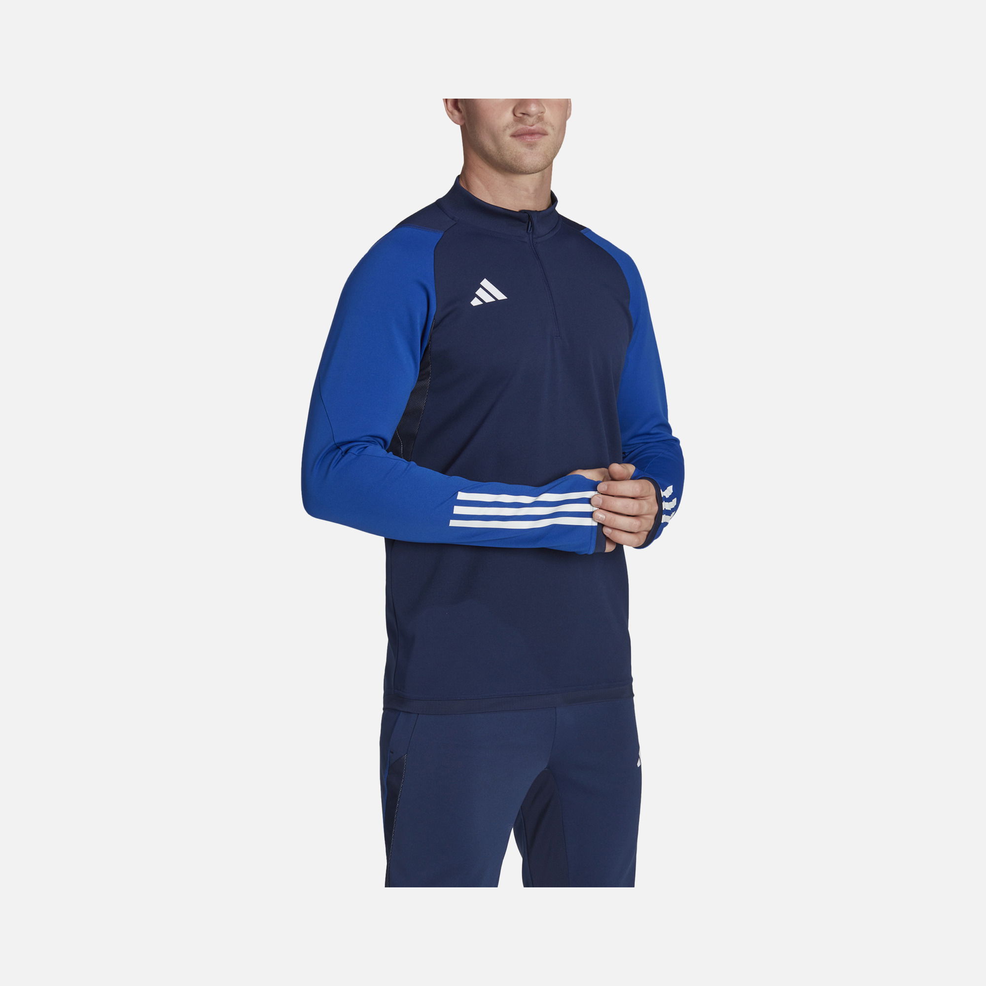 adidas Tiro23 Competition Training 3-Stripes Half-Zip Erkek Sweatshirt