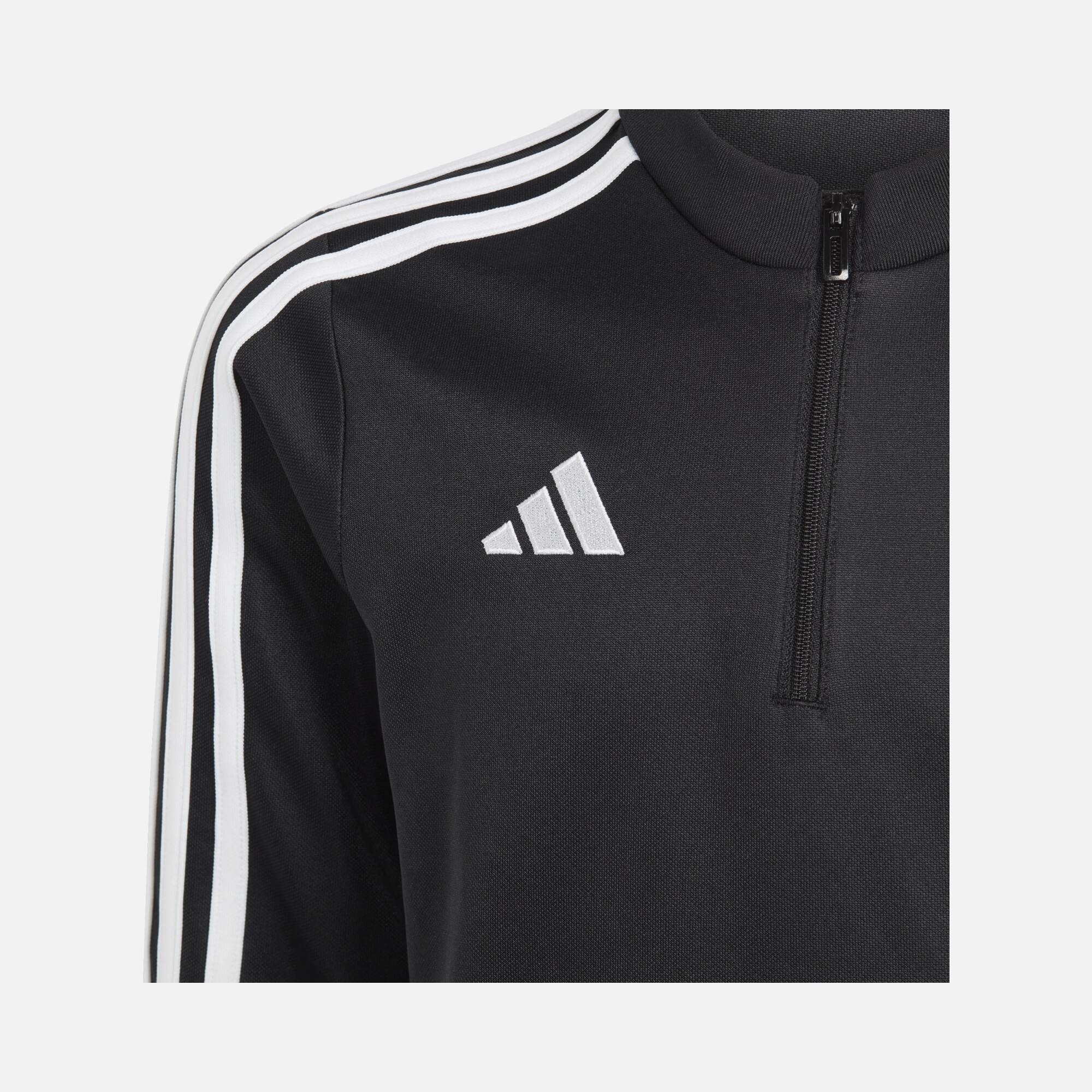 adidas AEROREADY Tiro 23 3-Stripes 1/2 Zip Training Long-Sleeve Çocuk Tişört