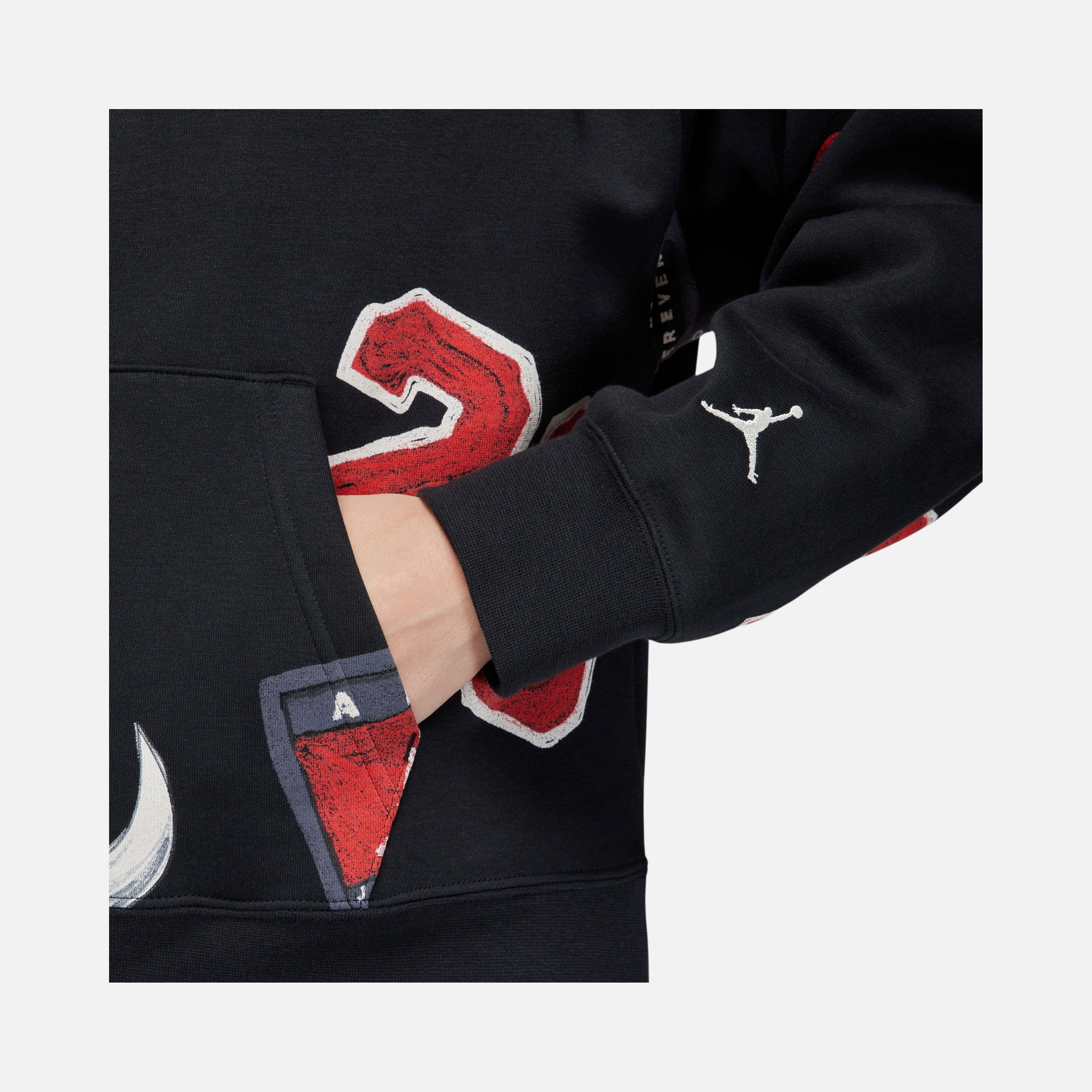 Nike Jordan Brooklyn All-Over Print Fleece Hoodie Kadın Sweatshirt