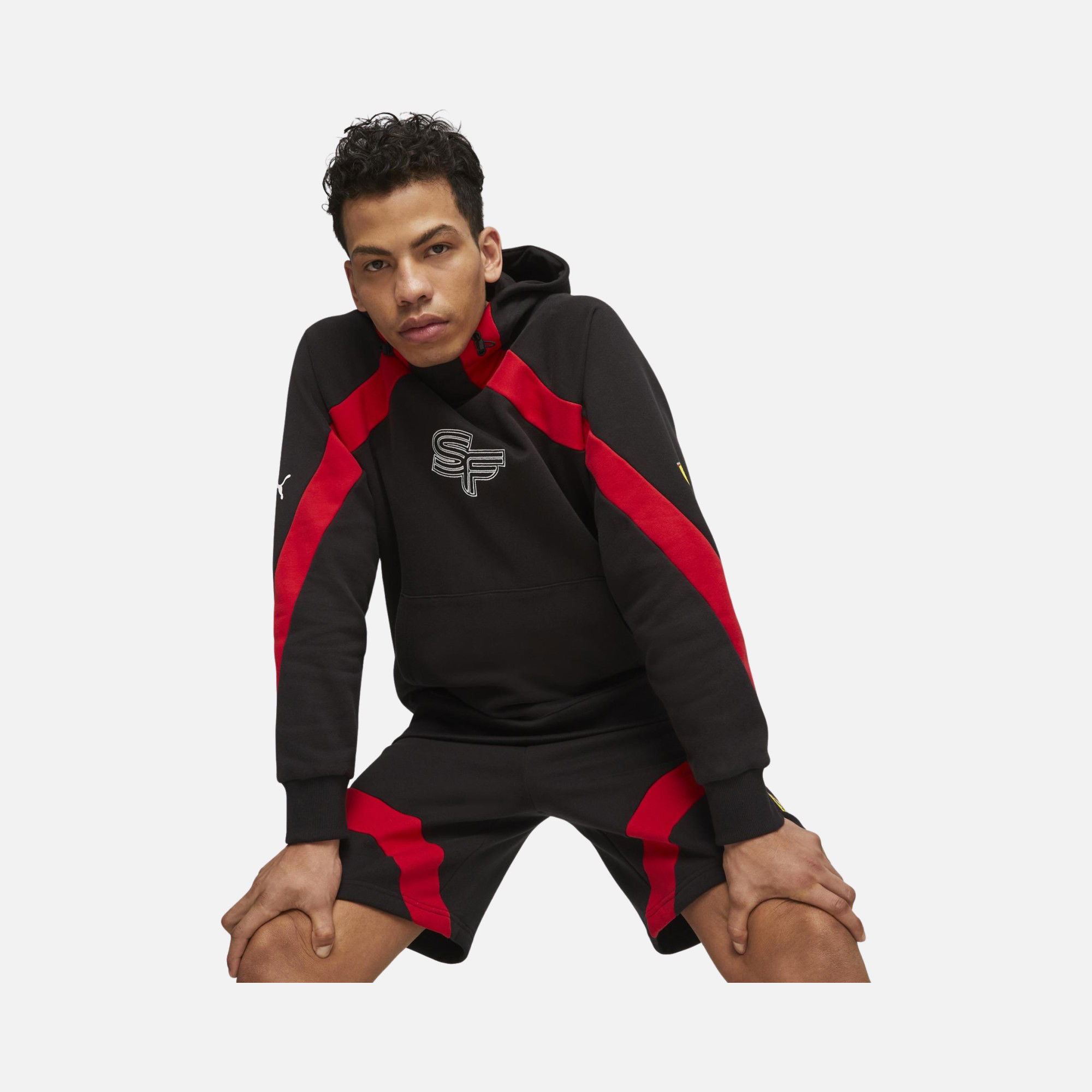 Puma Ferrari Race Statement Hoodie Erkek Sweatshirt