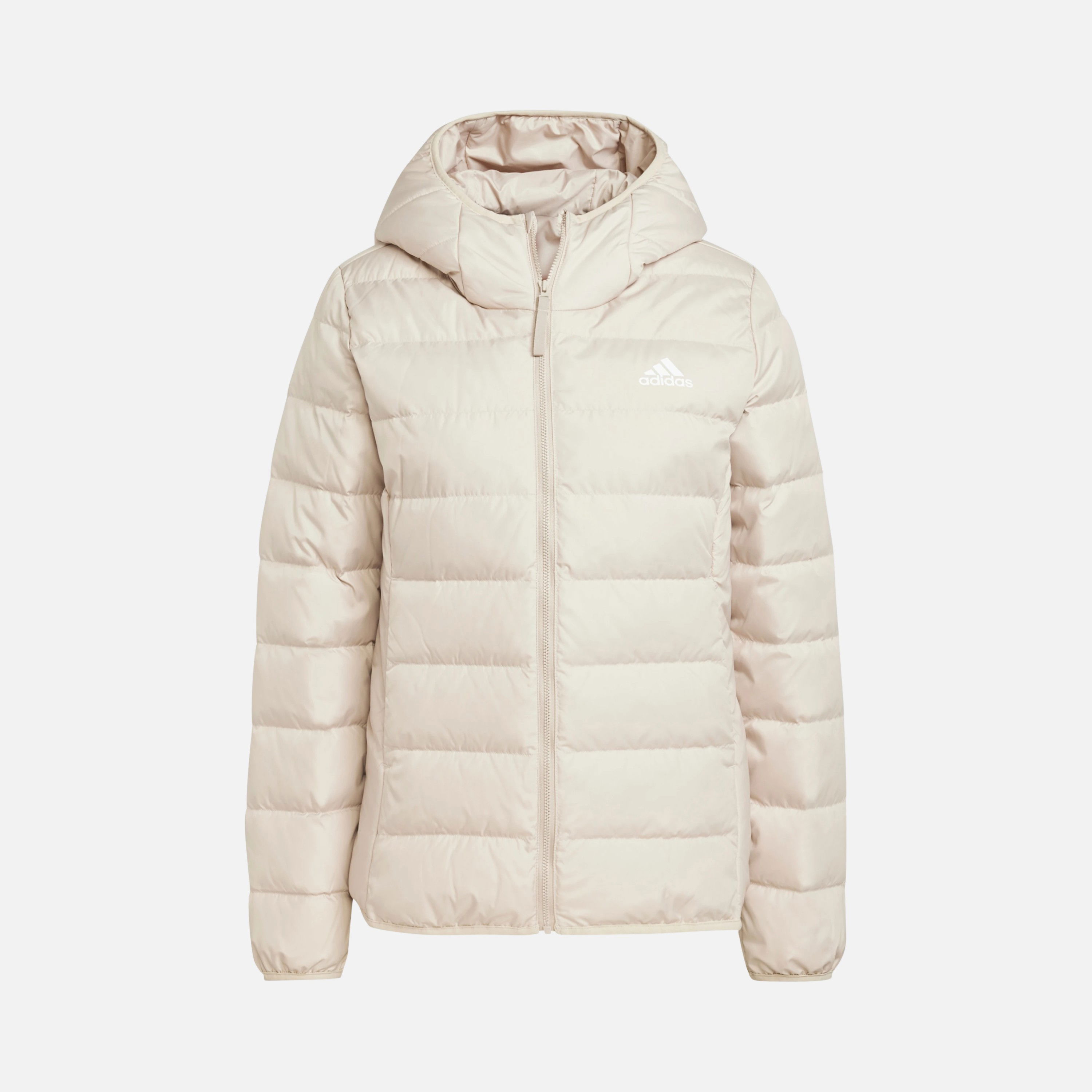 adidas Essentials Light Down Full-Zip Hoodie Kadın Mont