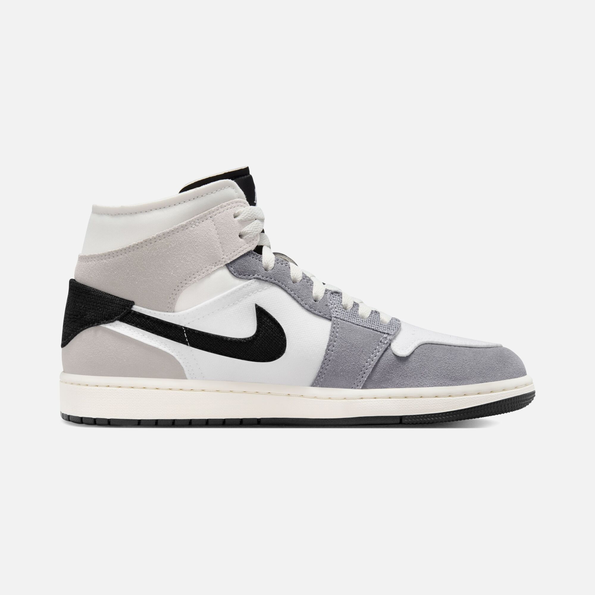 Nike Air Jordan 1 Mid SE Craft ''Canvas and Suede Upper'' Erkek Spor Ayakkabı