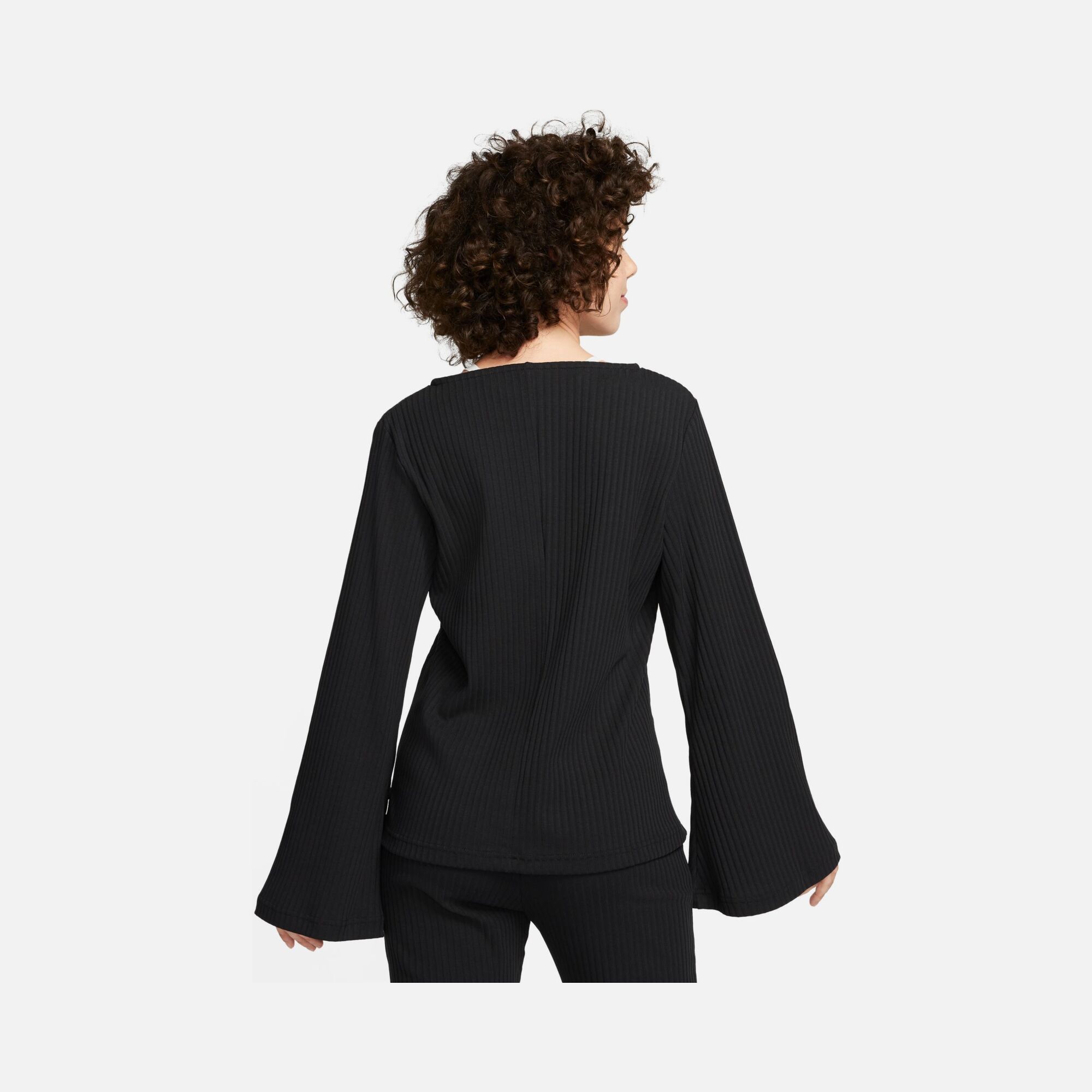 Nike Sportswear Ribbed Statement Jersey Long-Sleeve Kadın Tişört