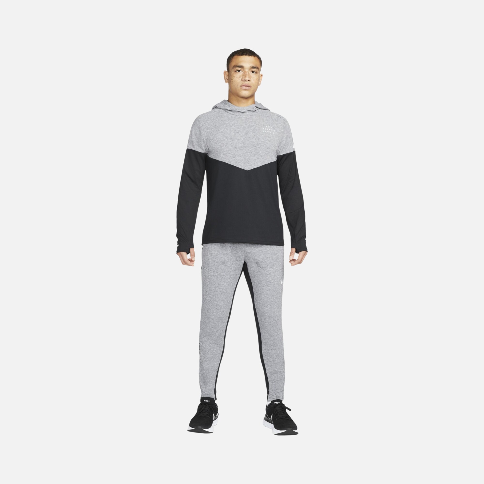 Nike Therma-Fit Run Division Element Running Long-Sleeve Hoodie Erkek Tişört
