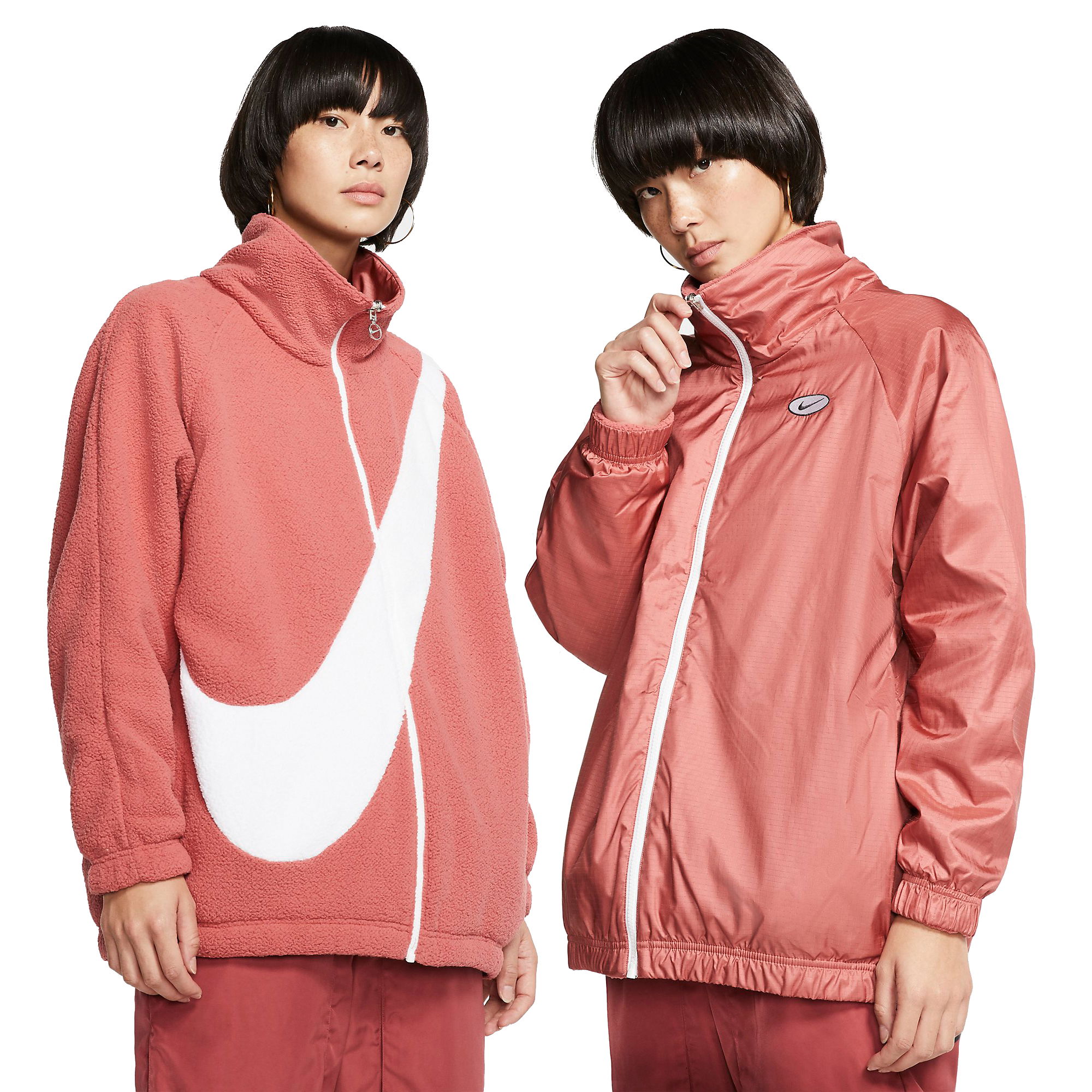 Nike Sportswear Swoosh Reversible Sherpa Kadın Ceket