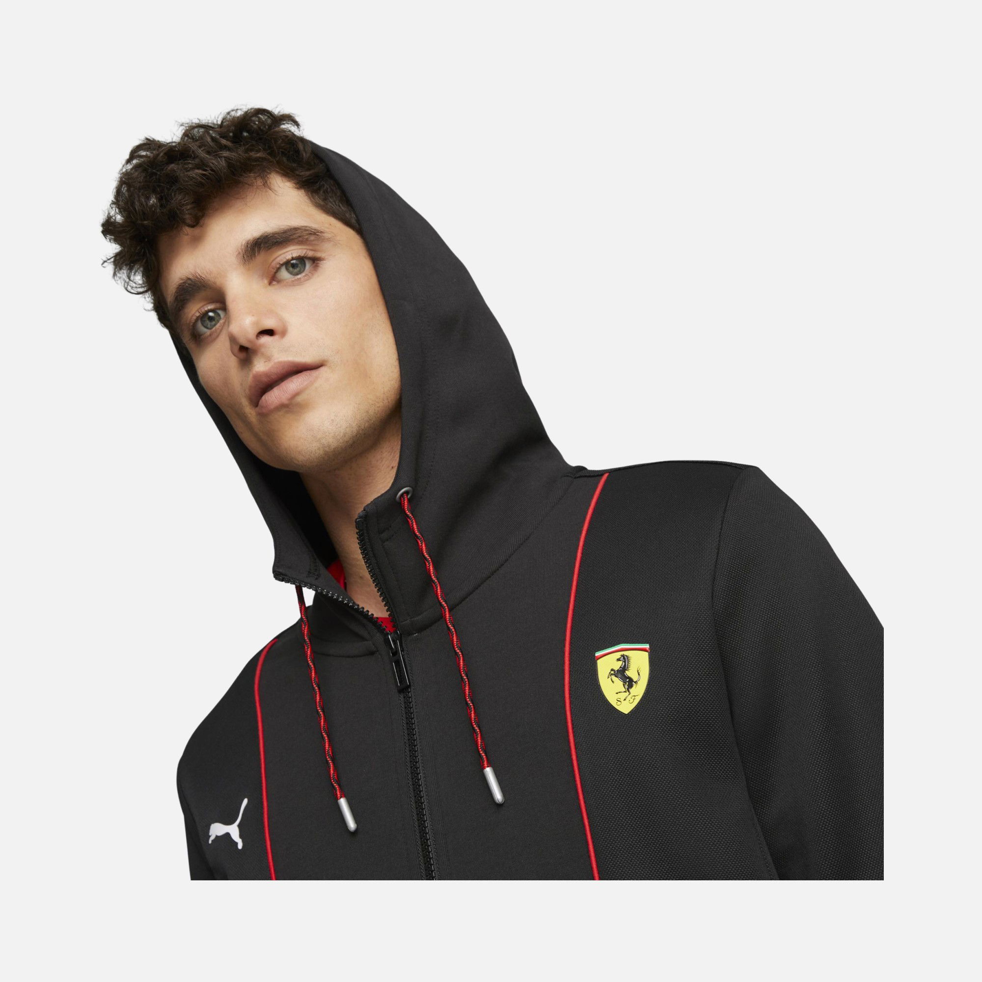 Puma Sportswear Ferrari Race Full-Zip Hoodie Erkek Sweatshirt