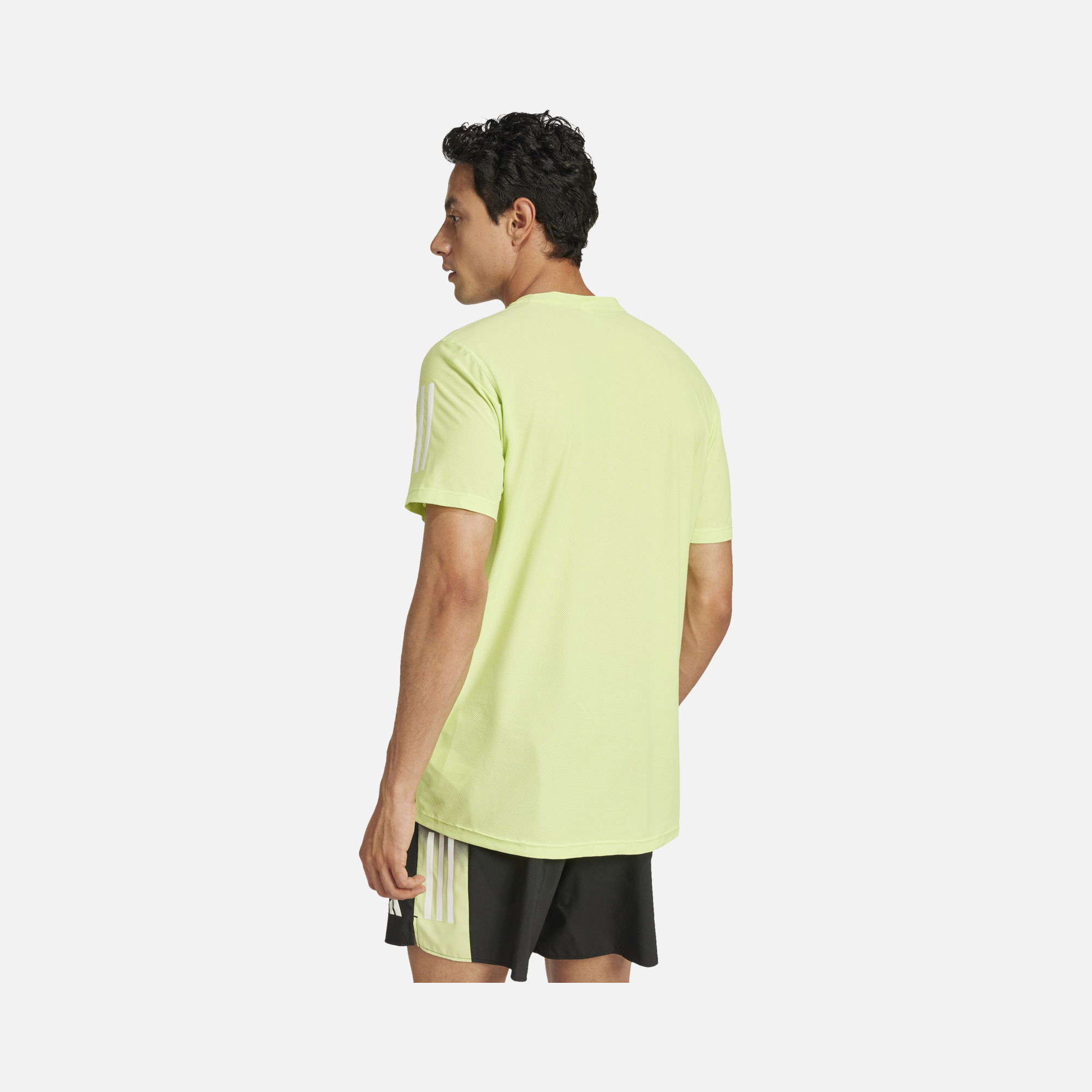 adidas Climacool Own the Run Colorblock Running Short-Sleeve Erkek Tişört