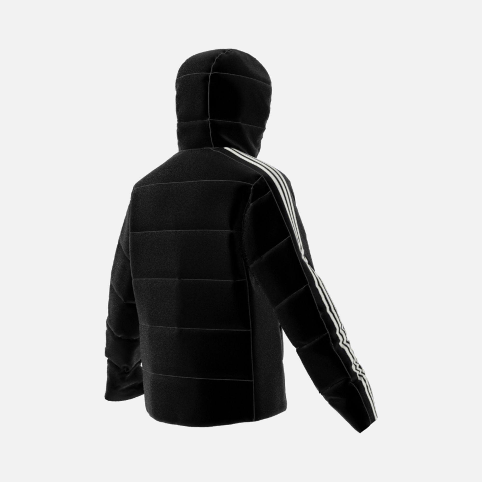 adidas Essentials Midweight Down 3-Stripes Full-Zip Hoodie Erkek Ceket