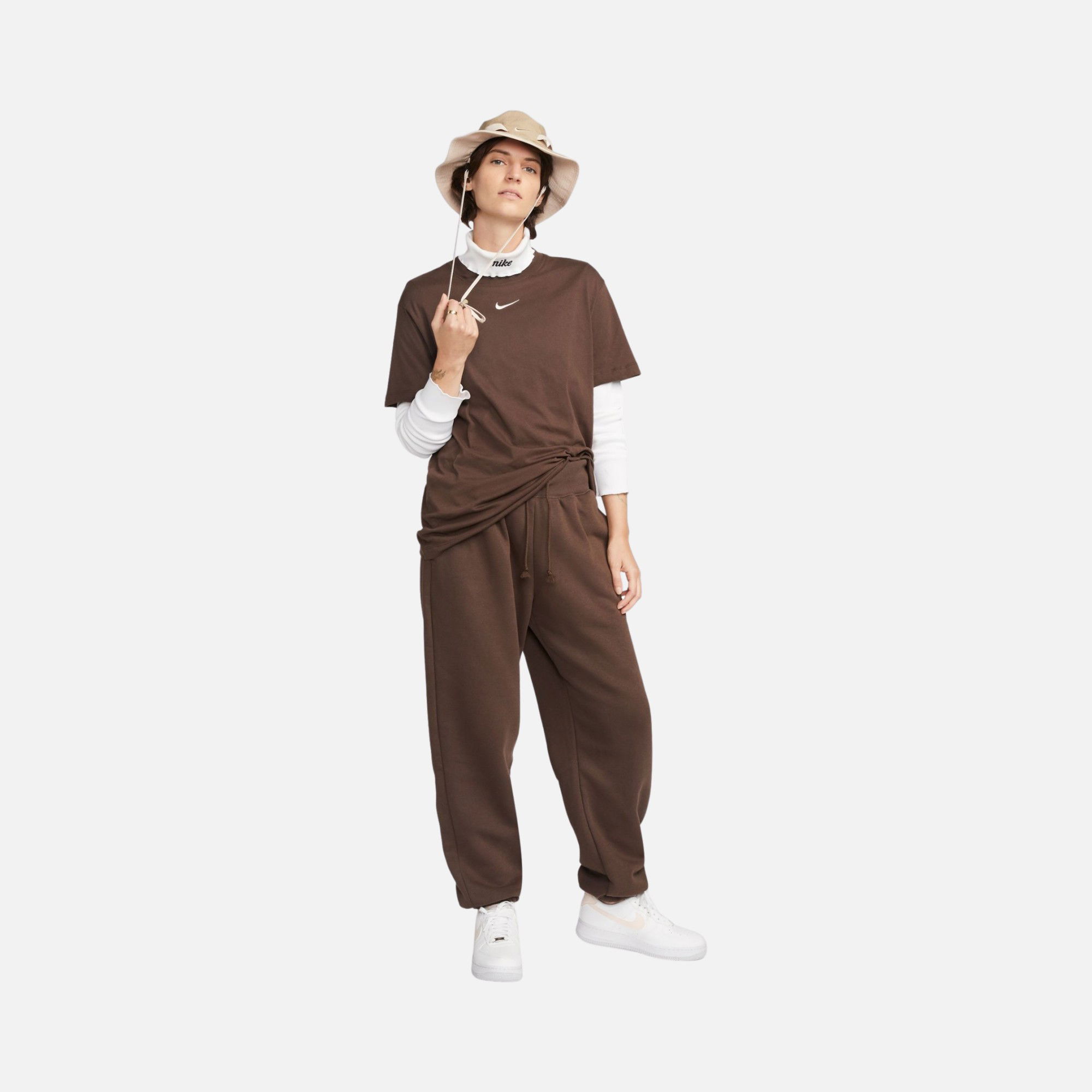 Nike Sportswear Phoenix Fleece Oversized High-Waisted Kadın Eşofman Altı