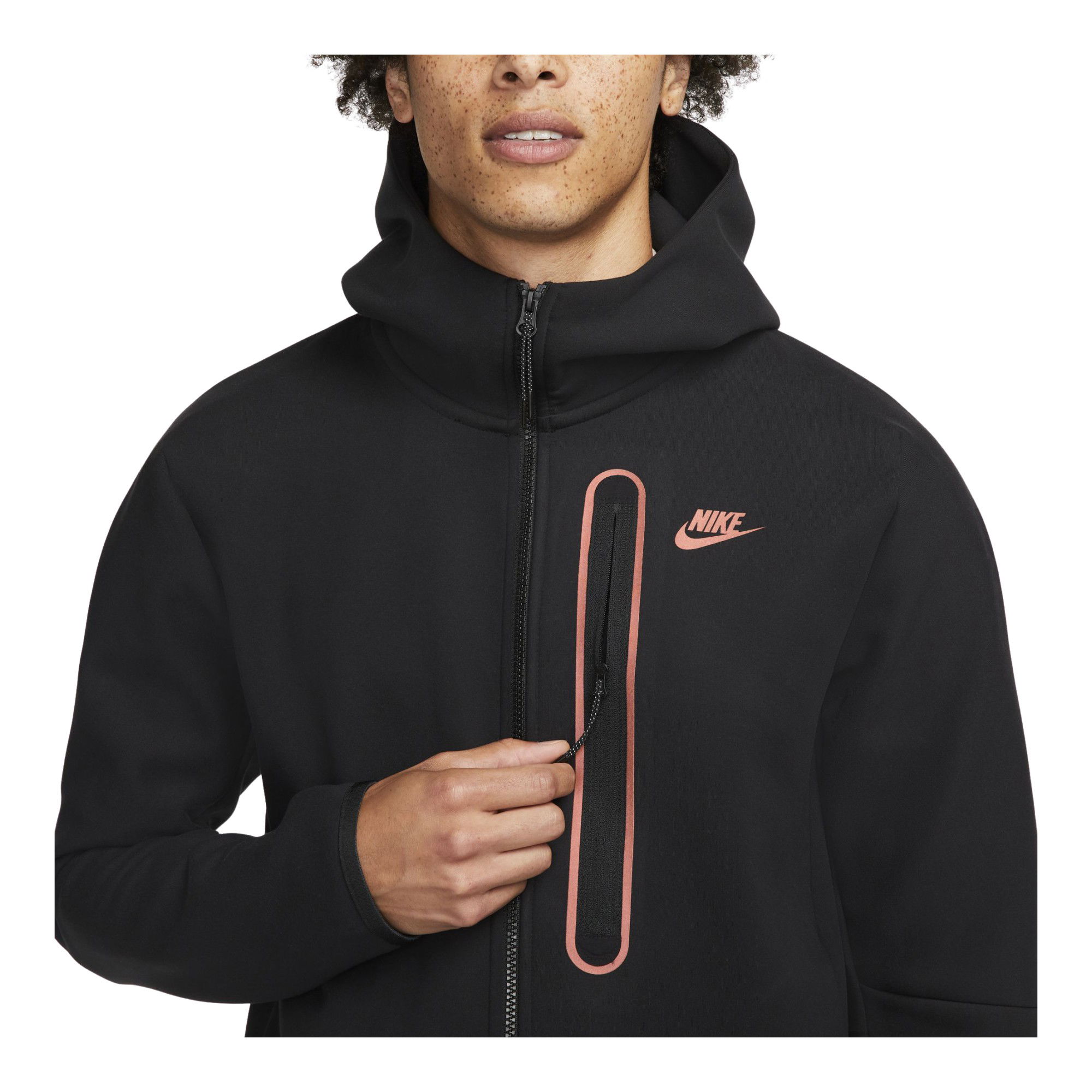 Nike Sportswear Tech Fleece Brushed Full-Zip Hoodie Erkek Sweatshirt
