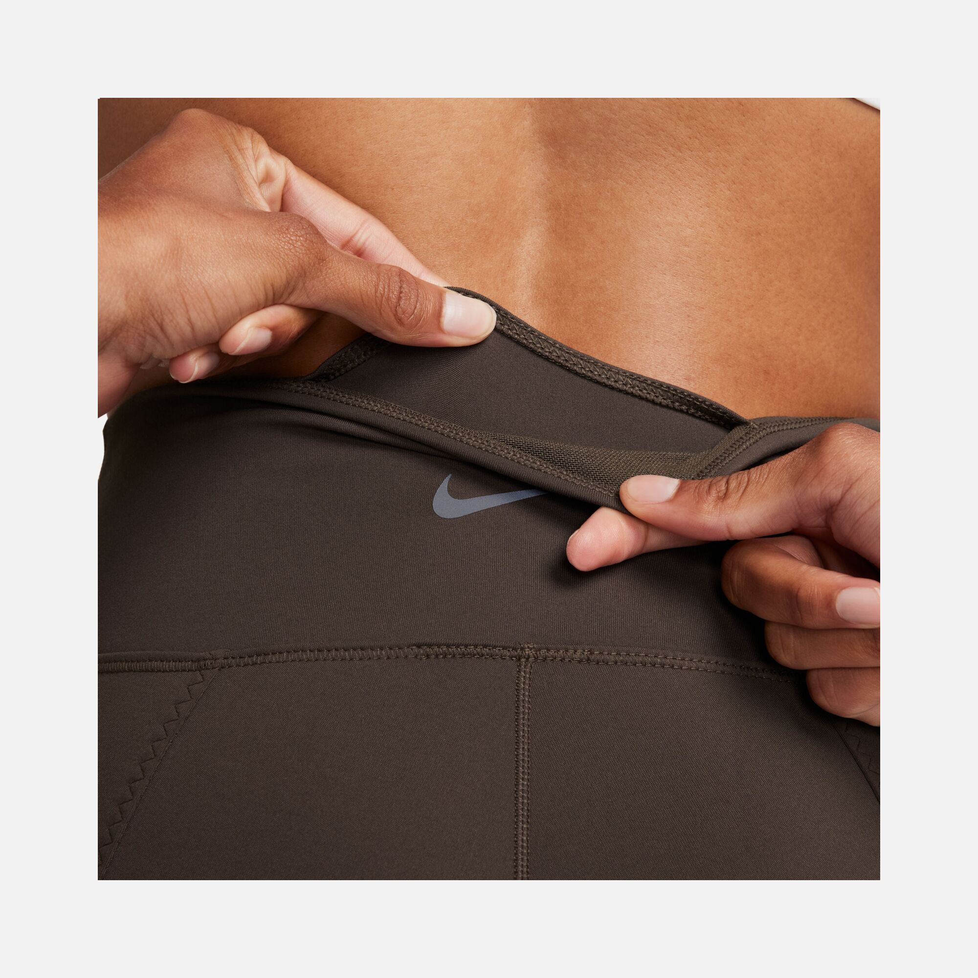 Nike One High-Waisted Full-Length Split-Hem Training Kadın Tayt